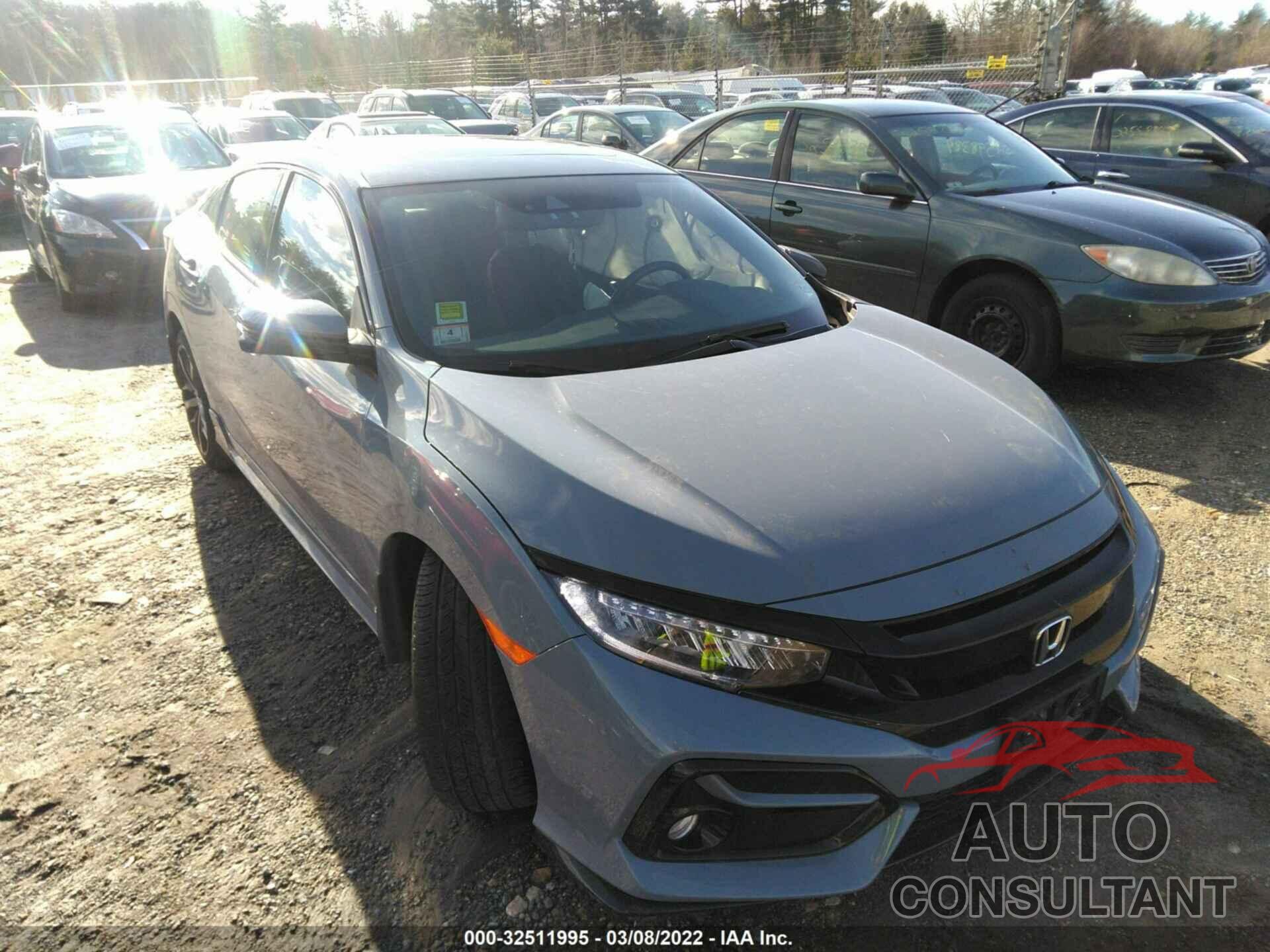 HONDA CIVIC HATCHBACK 2021 - SHHFK7H9XMU211650