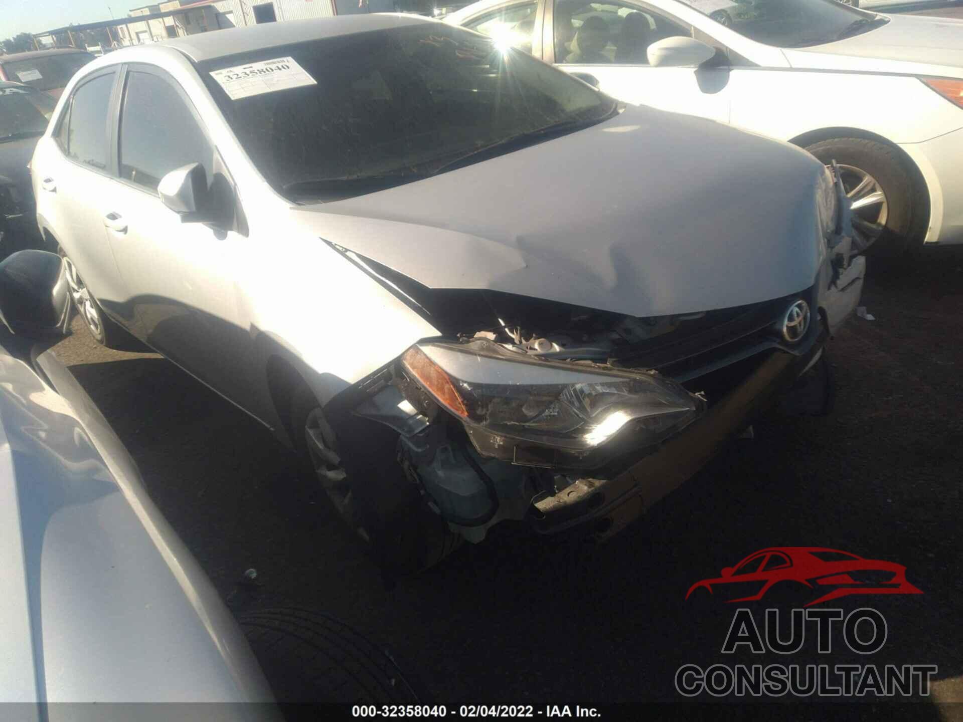 TOYOTA COROLLA 2016 - 2T1BURHE8GC682658