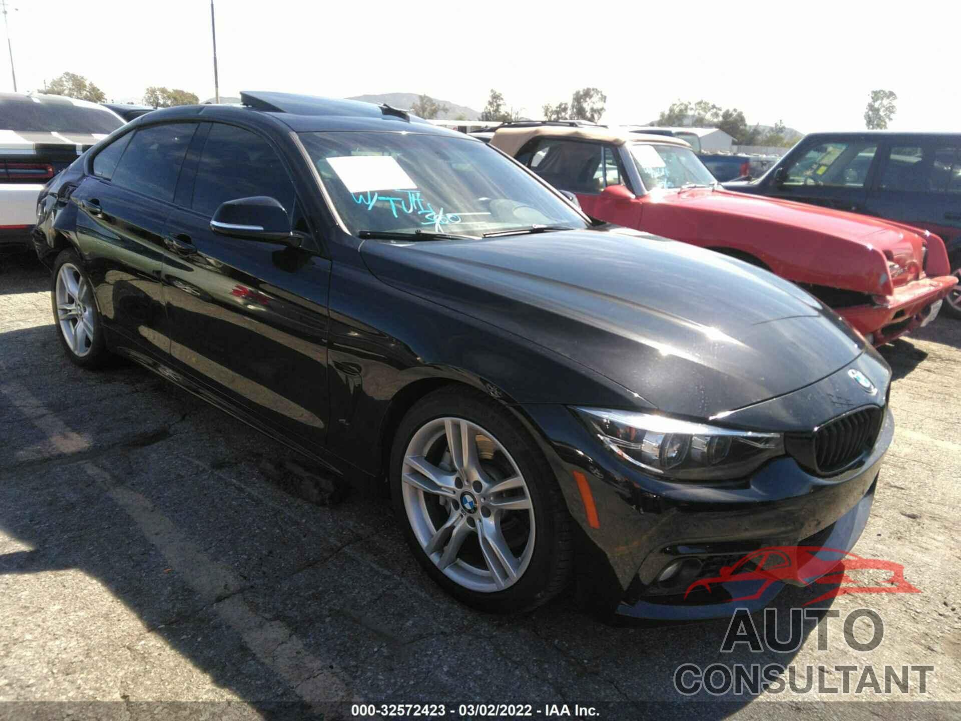 BMW 4 SERIES 2018 - WBA4J1C5XJBG75954