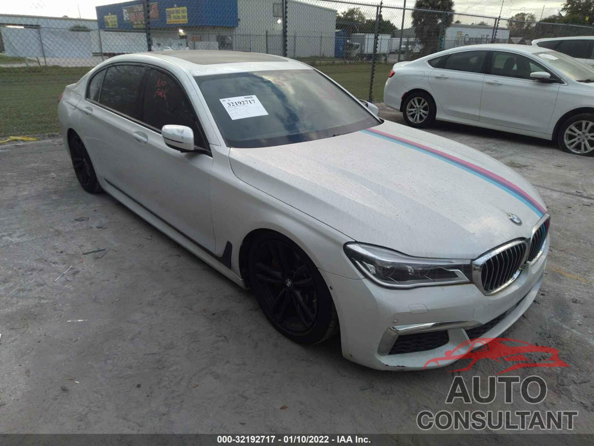 BMW 7 SERIES 2016 - WBA7F2C51GGE12395