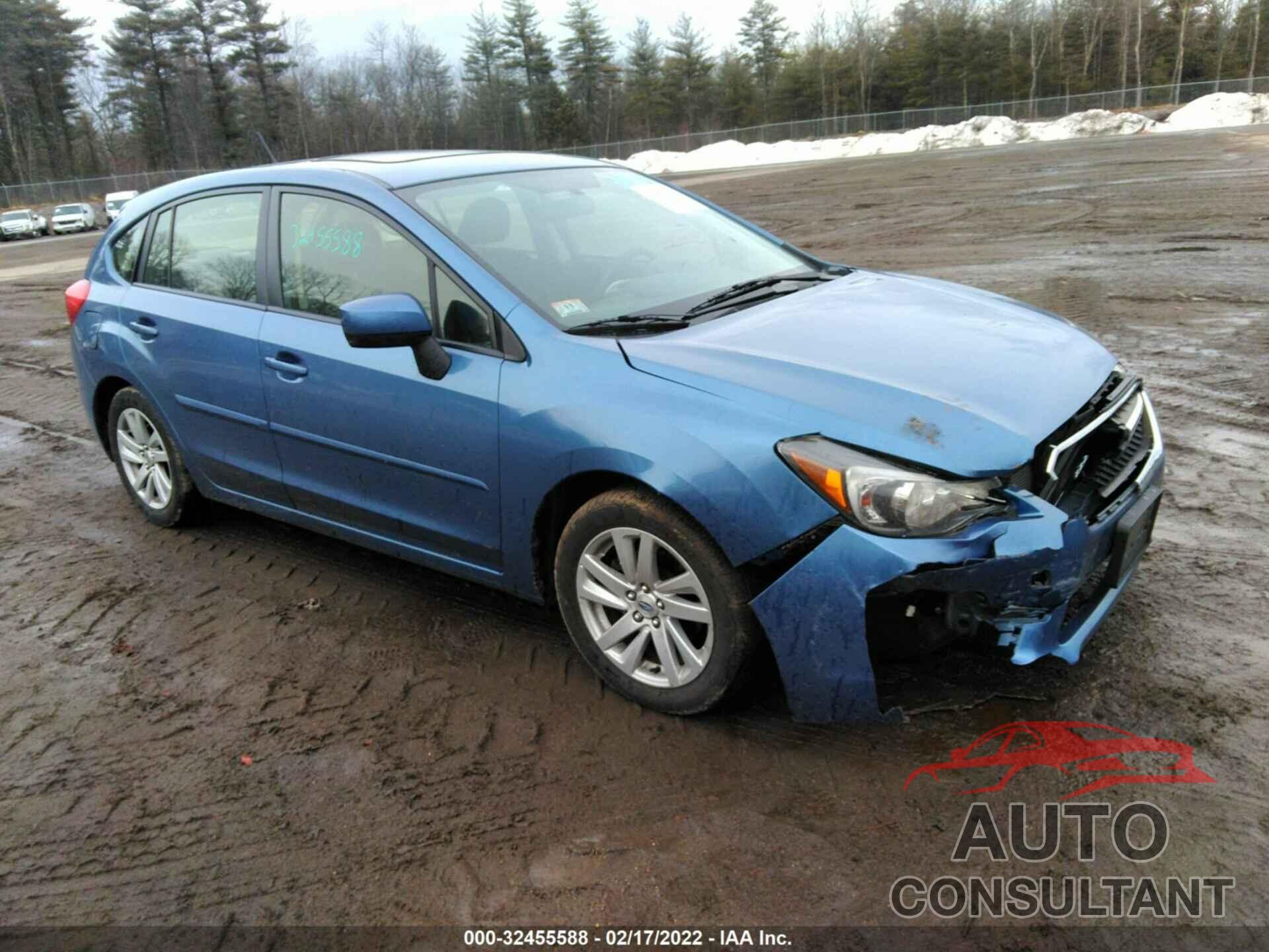 SUBARU IMPREZA WAGON 2016 - JF1GPAB65G8214100