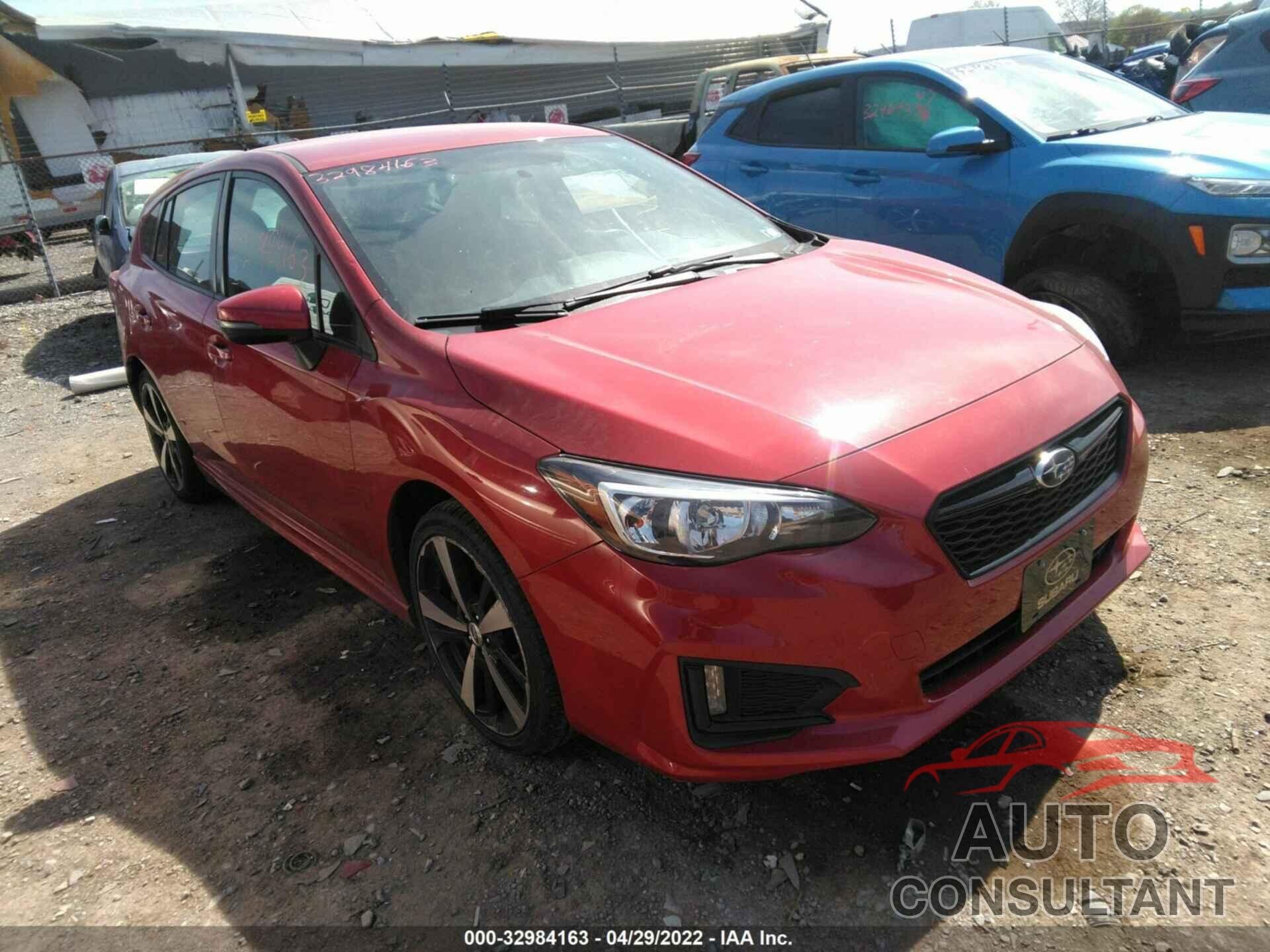 SUBARU IMPREZA 2017 - 4S3GTAK67H3732598