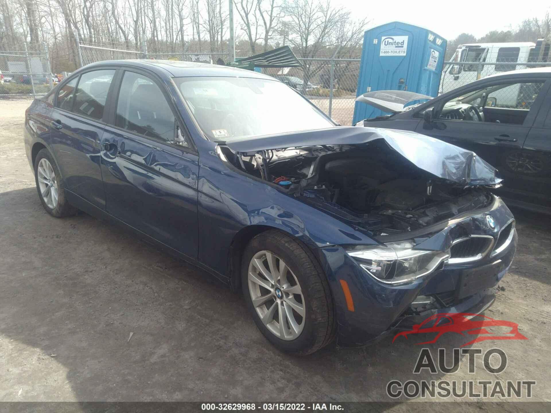 BMW 3 SERIES 2018 - WBA8A3C57JA505860