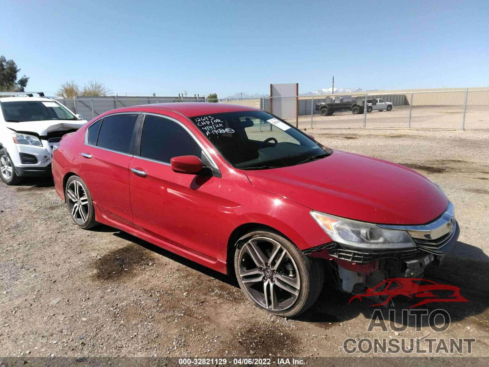 HONDA ACCORD SEDAN 2017 - 1HGCR2F54HA009972