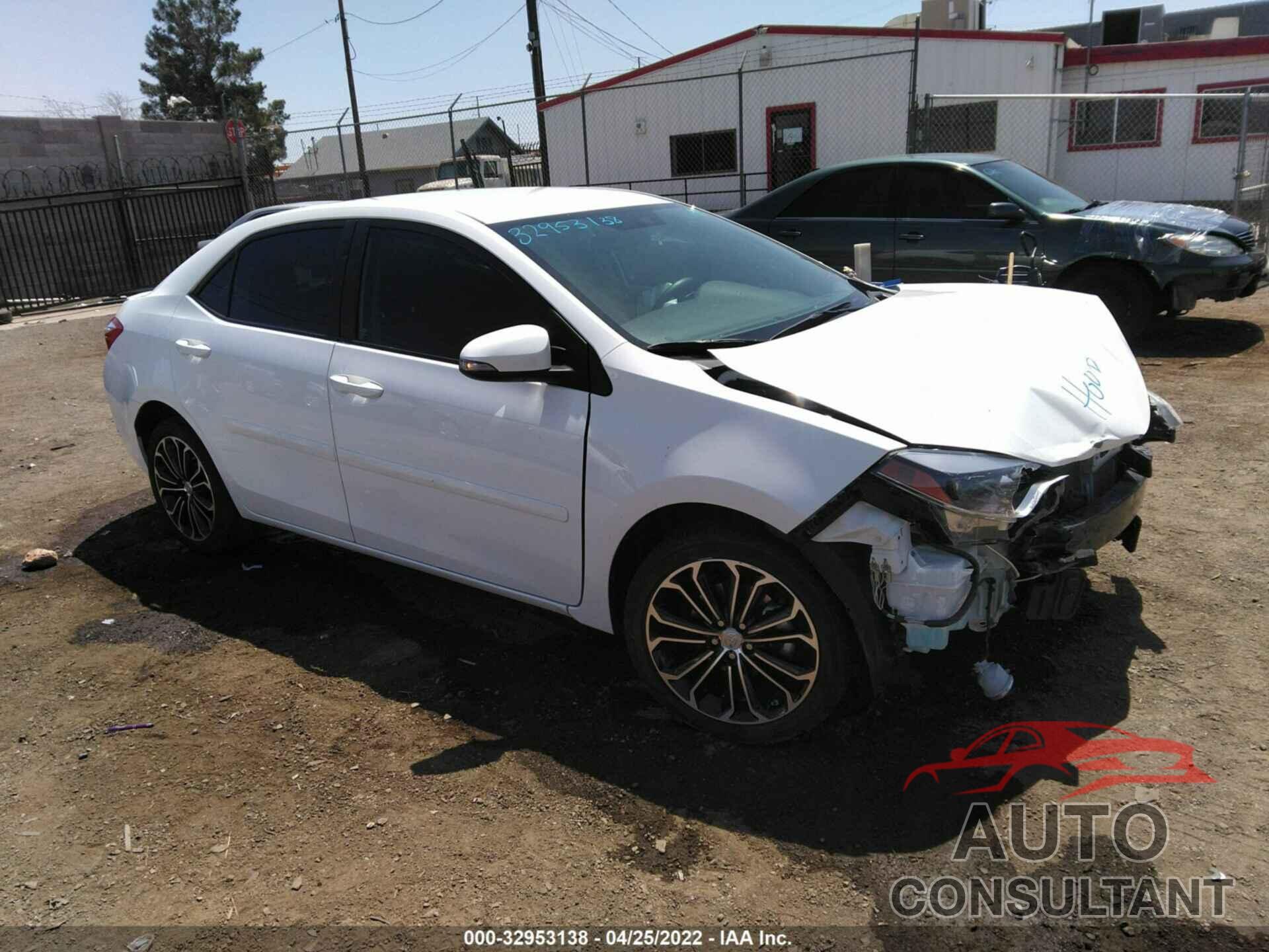 TOYOTA COROLLA 2016 - 2T1BURHE0GC718343