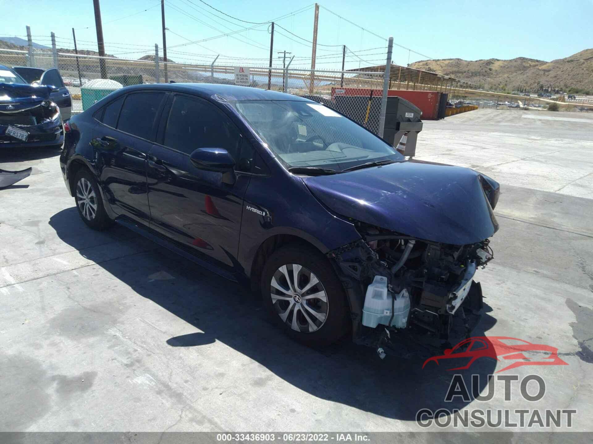 TOYOTA COROLLA 2021 - JTDEAMDE1MJ027823