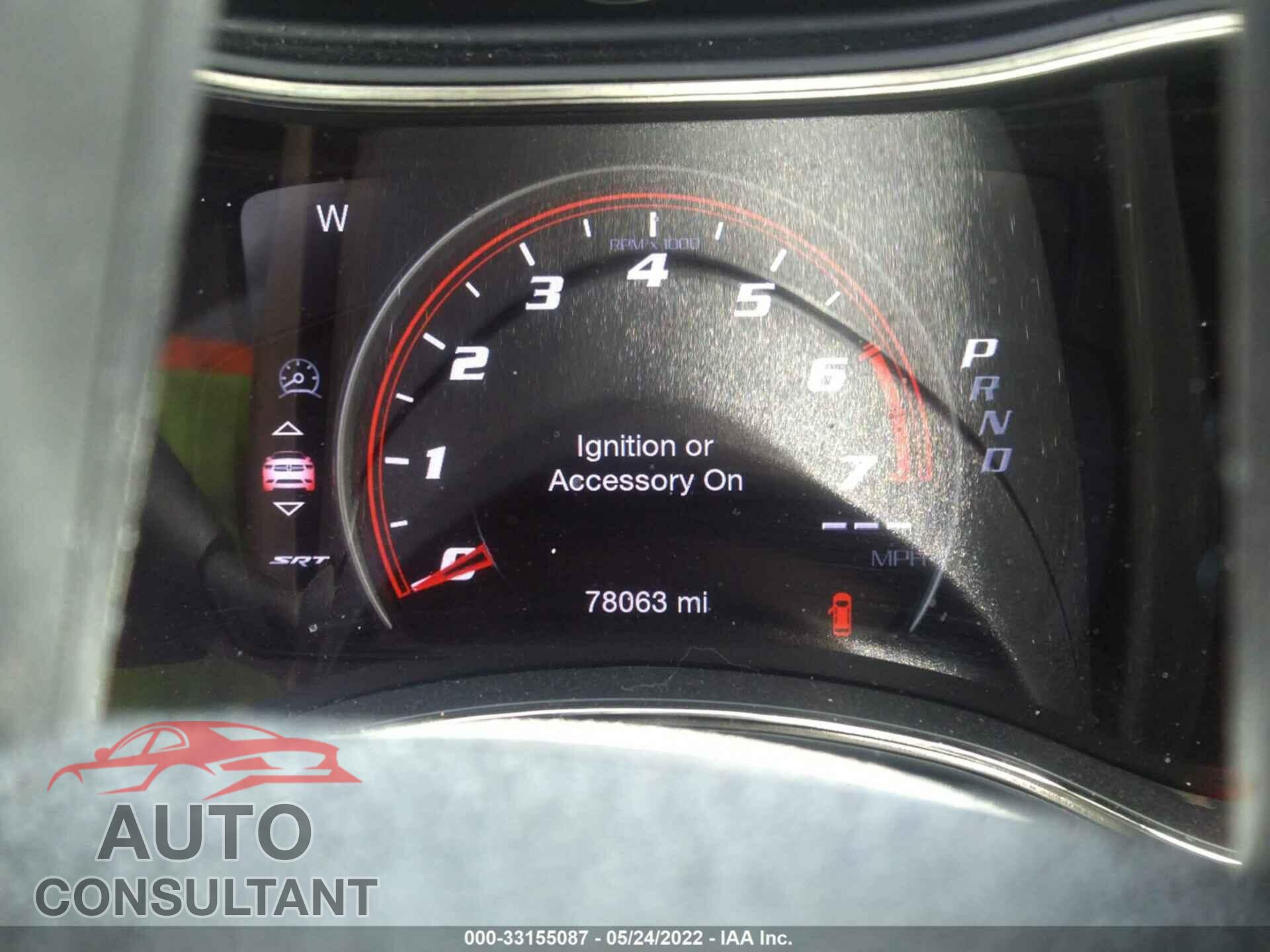 DODGE DURANGO 2018 - 1C4SDJGJ3JC156101