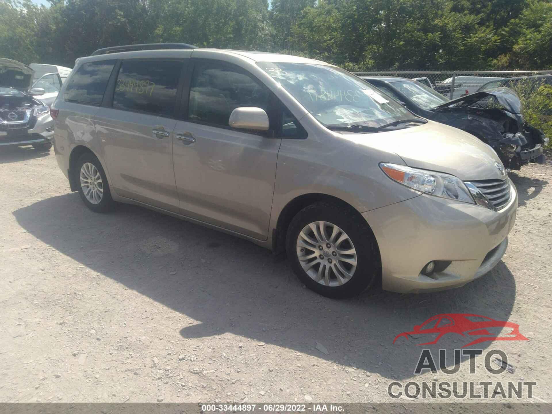 TOYOTA SIENNA 2017 - 5TDYZ3DCXHS874203