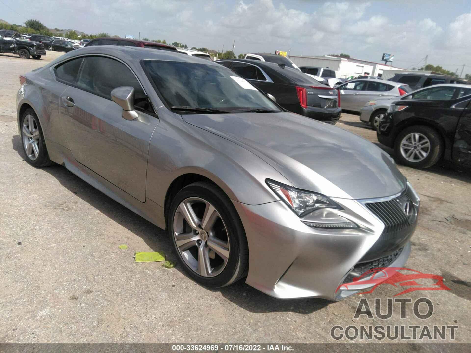 LEXUS RC 200T 2016 - JTHHA5BC9G5001549