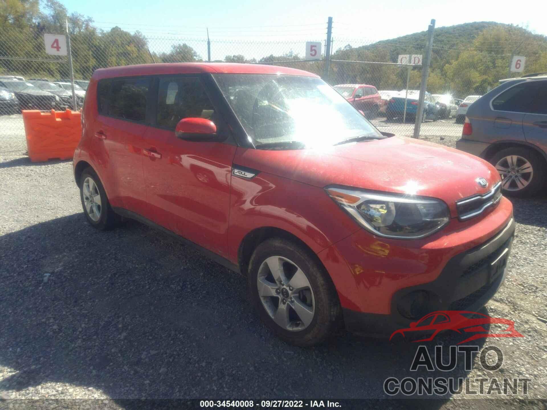 KIA SOUL 2019 - KNDJN2A22K7647236
