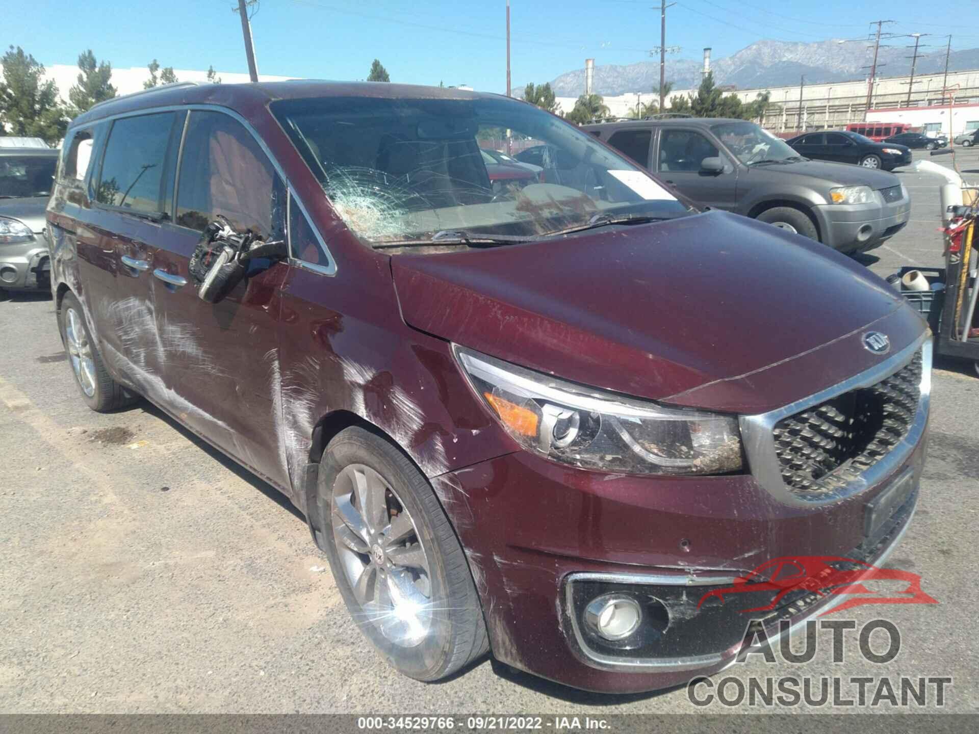 KIA SEDONA 2016 - KNDME5C10G6186747