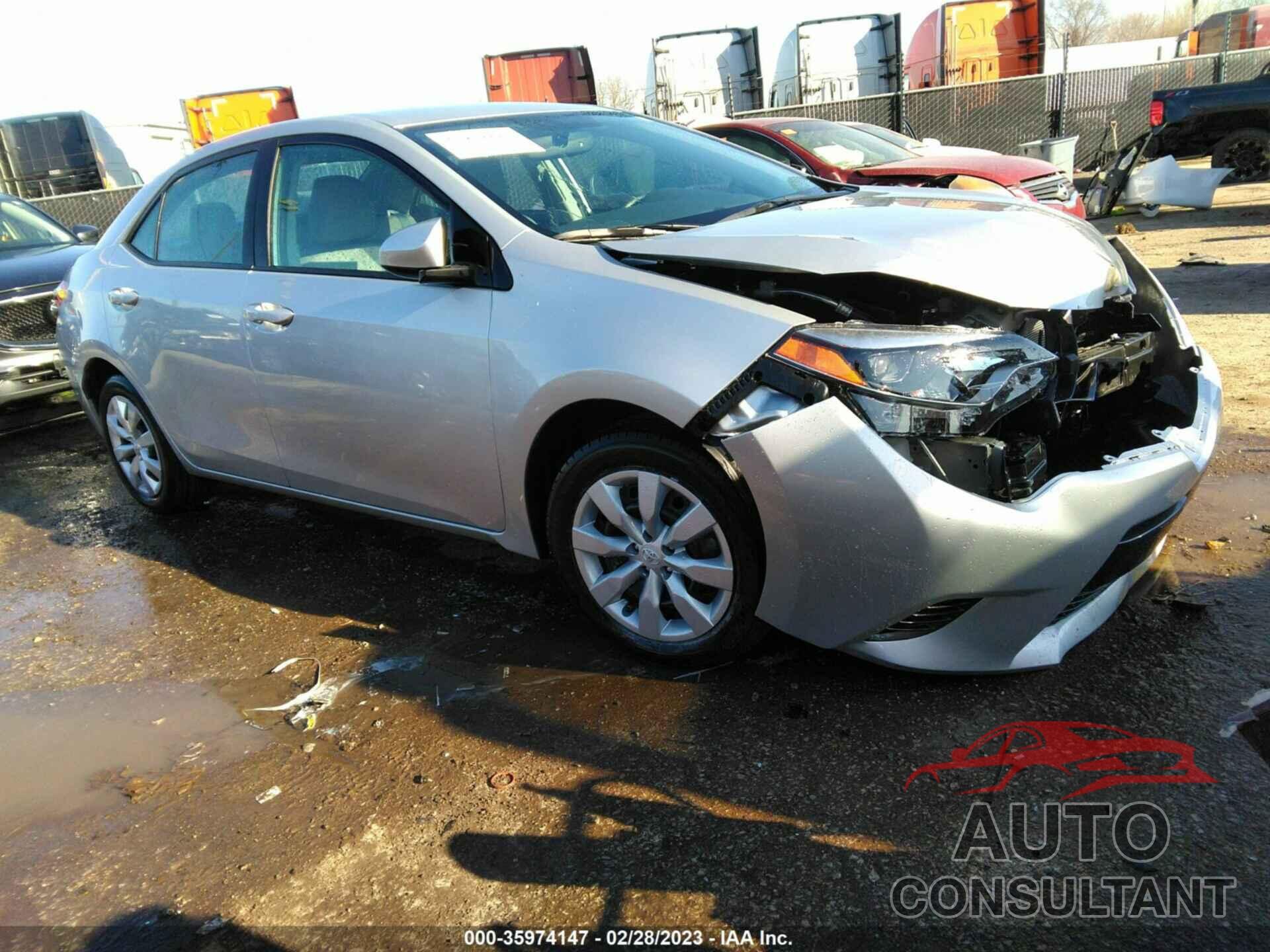 TOYOTA COROLLA 2015 - 5YFBURHE1FP349510