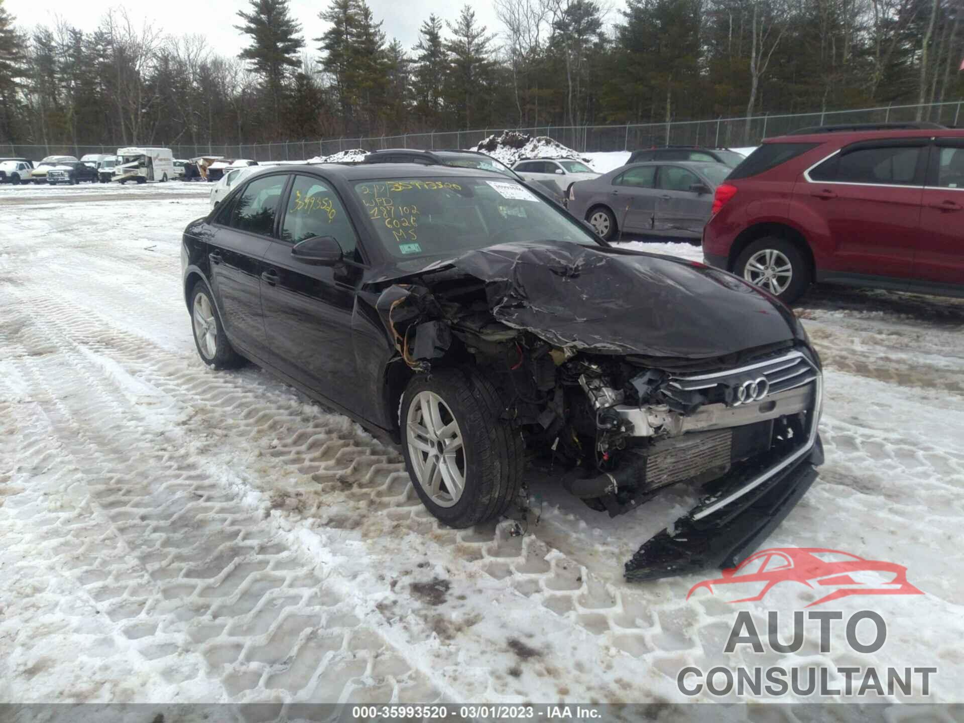 AUDI A4 2017 - WAUANAF48HN056026