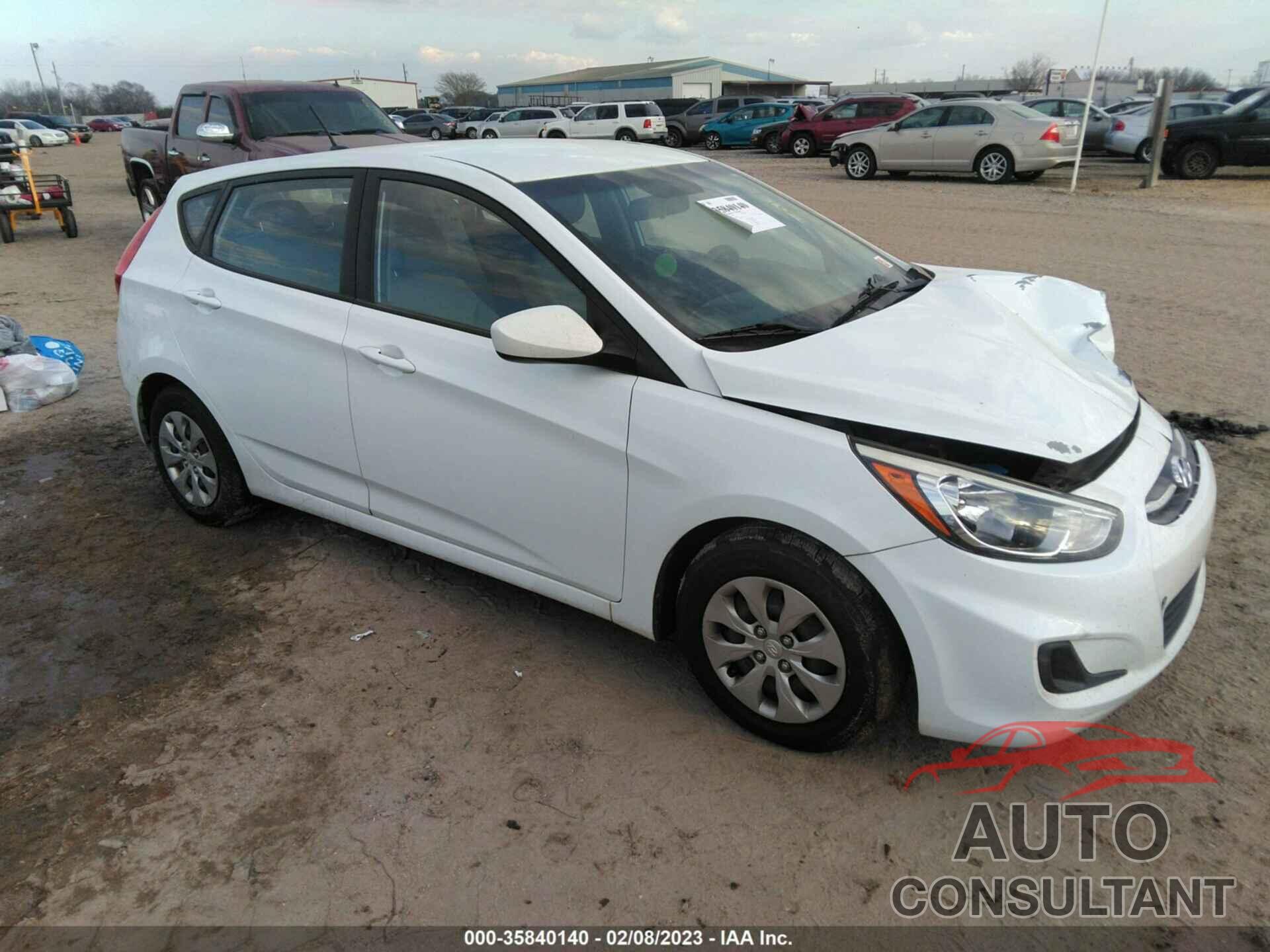 HYUNDAI ACCENT 2016 - KMHCT5AE2GU260328