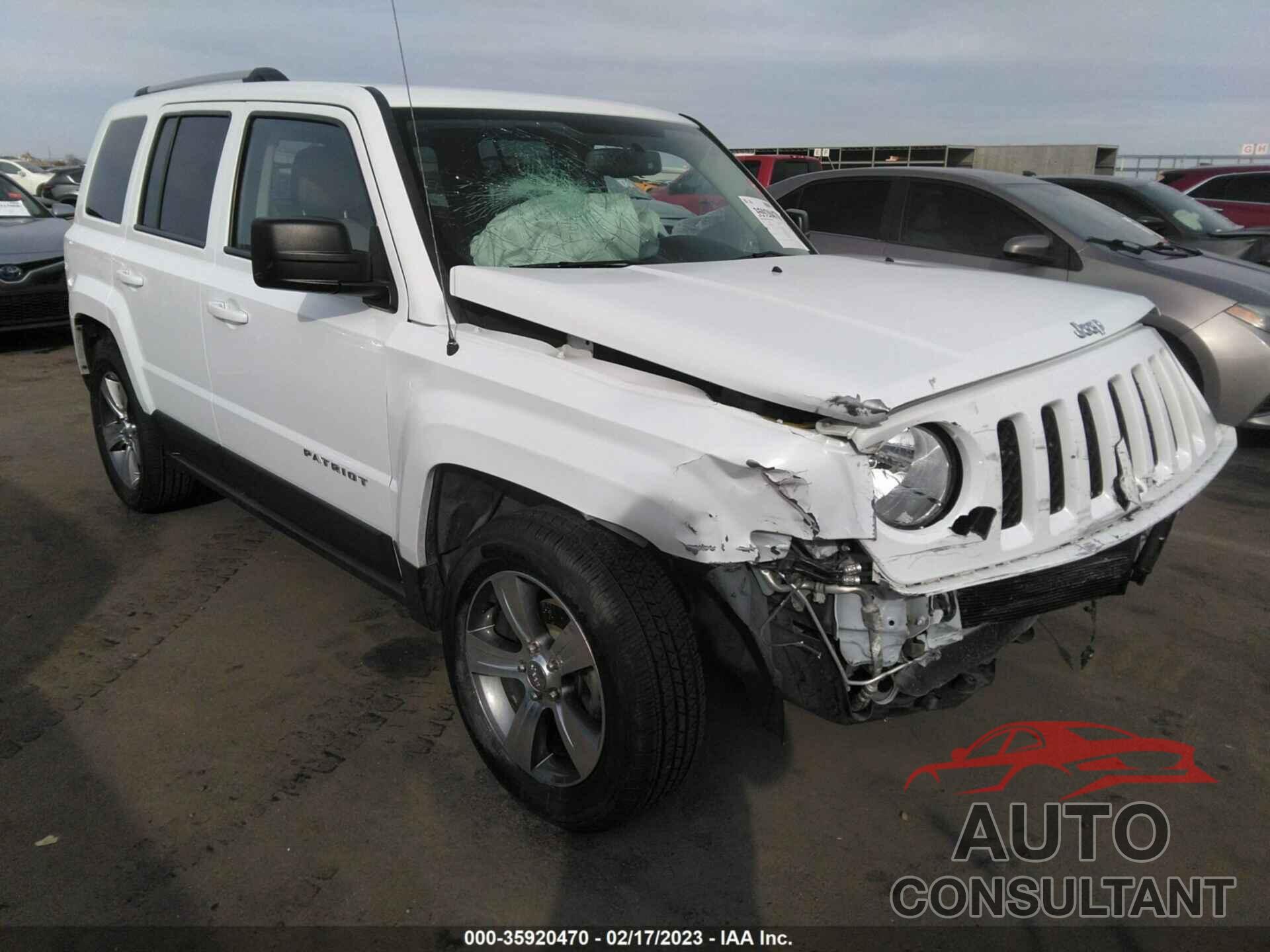 JEEP PATRIOT 2016 - 1C4NJPFA1GD622234