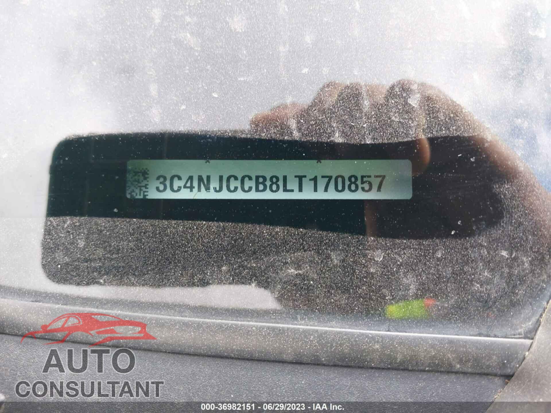 JEEP COMPASS 2020 - 3C4NJCCB8LT170857