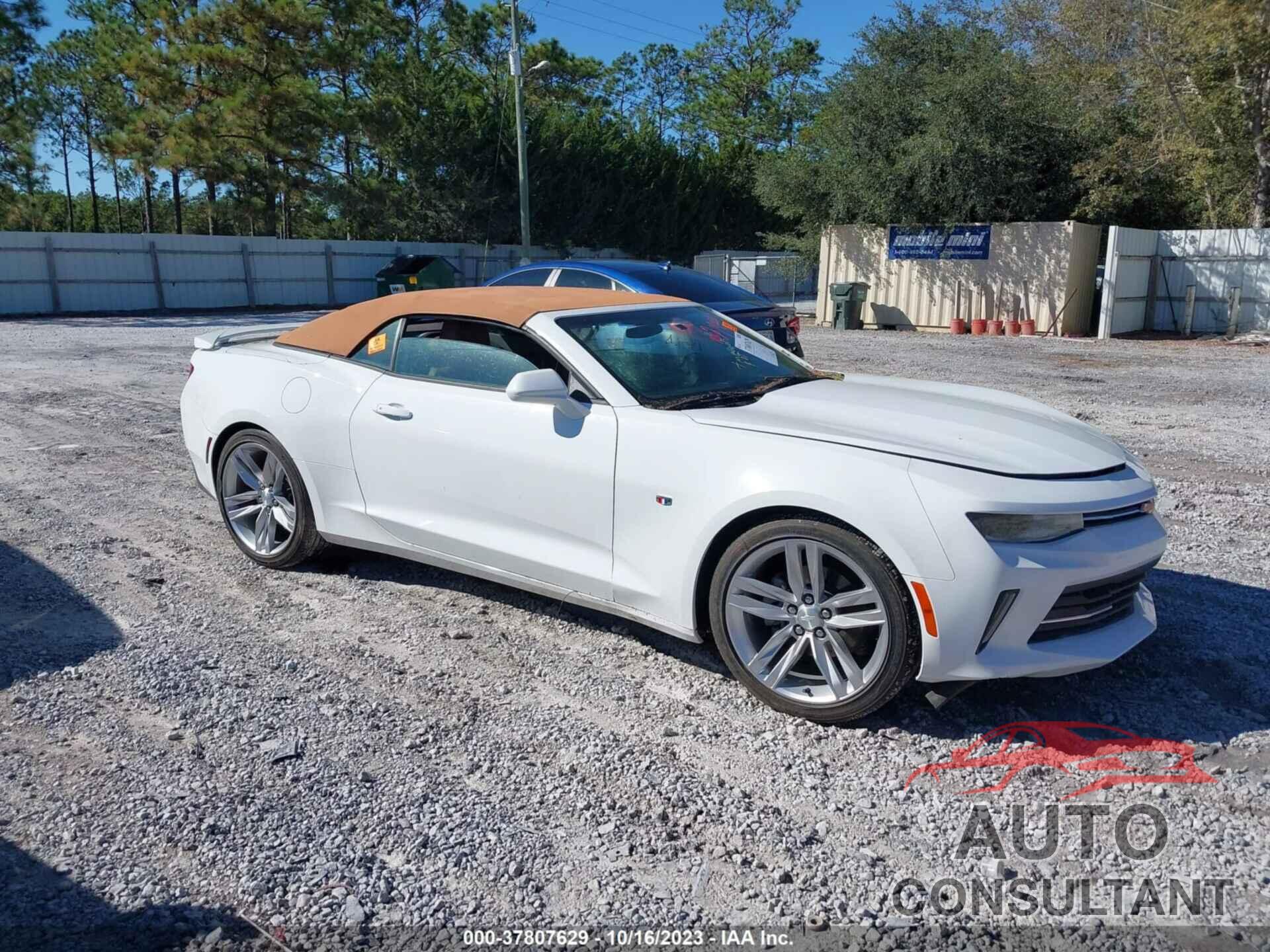 CHEVROLET CAMARO 2017 - 1G1FD3DS6H0143809