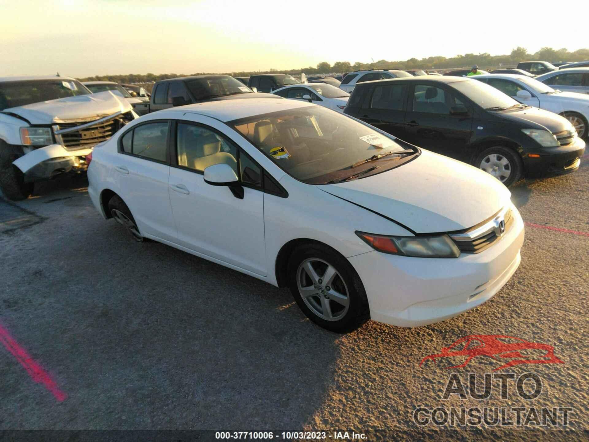 HONDA CIVIC 2012 - 19XFB2F50CE378012