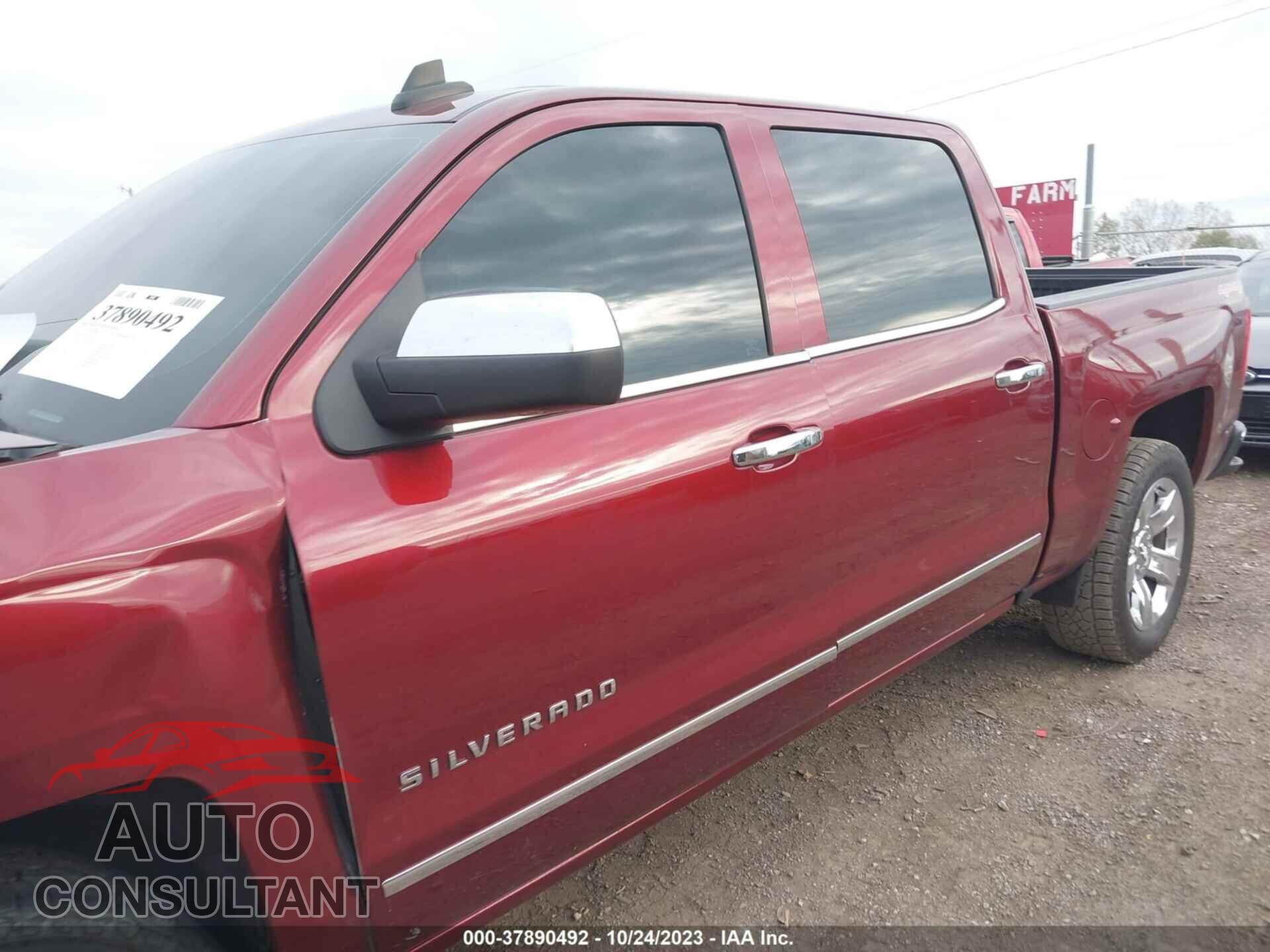 CHEVROLET SILVERADO 1500 2017 - 3GCUKSEC8HG175582