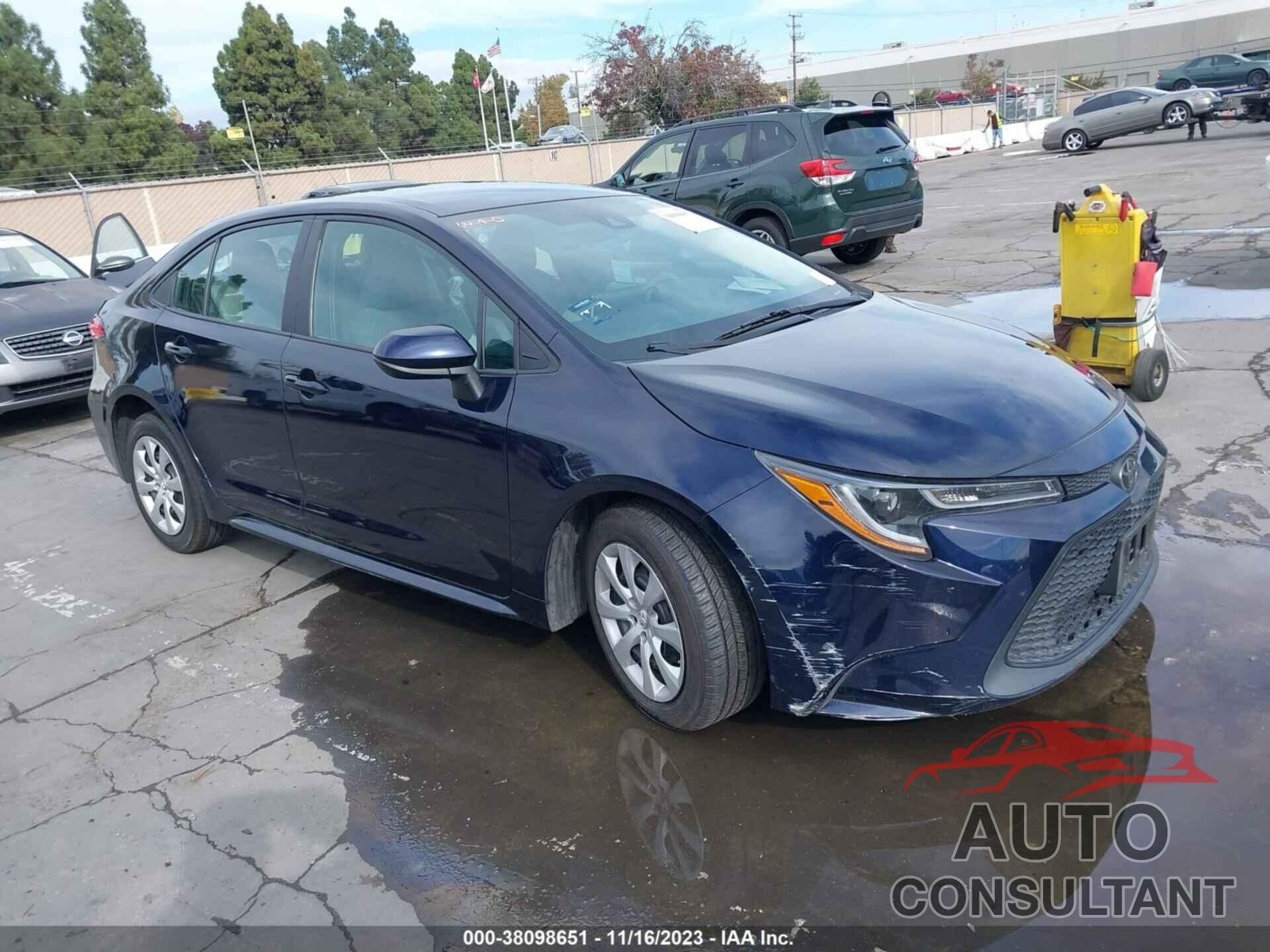TOYOTA COROLLA 2021 - 5YFEPMAE4MP148599