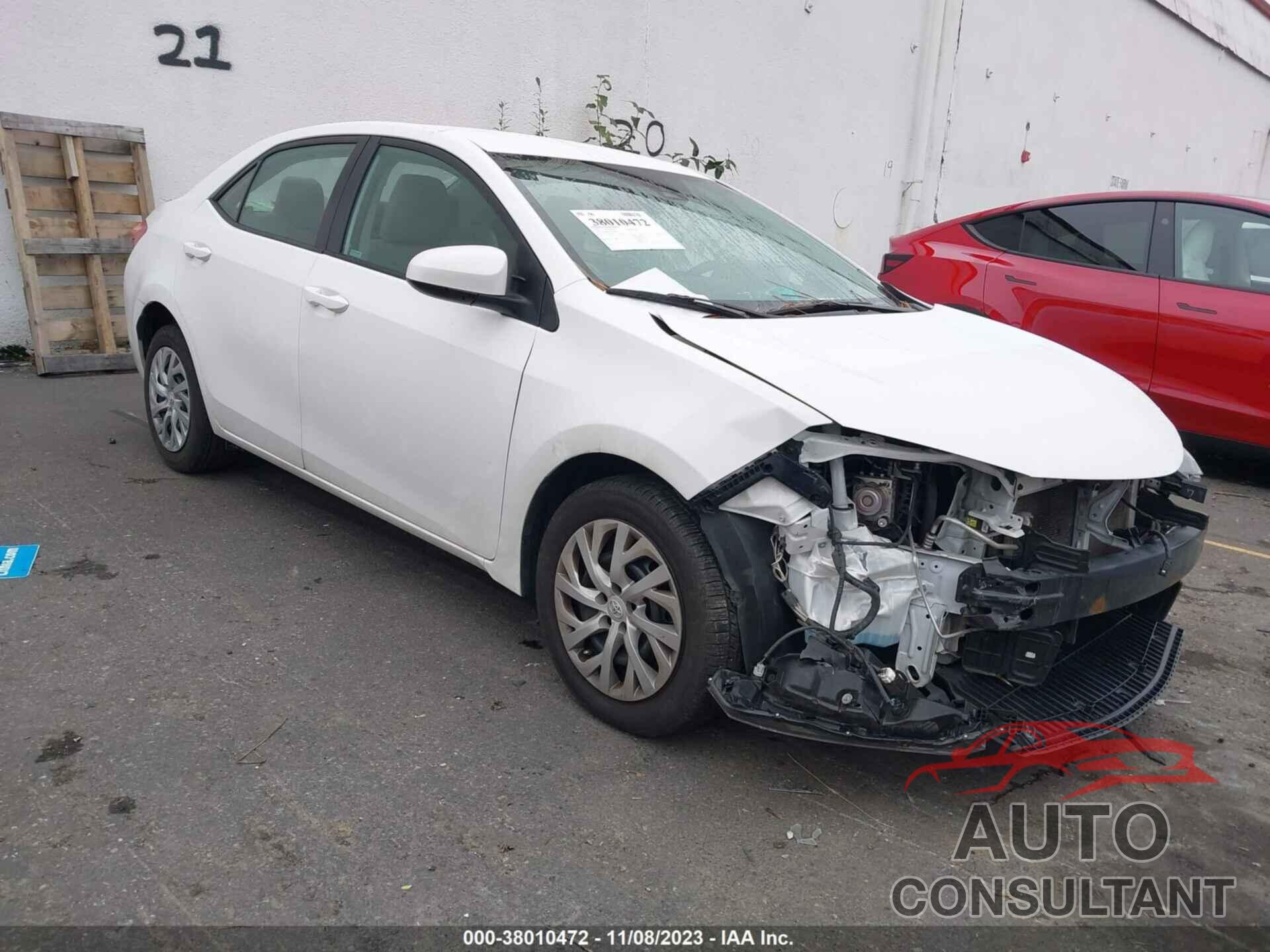 TOYOTA COROLLA 2017 - 2T1BURHE2HC936107