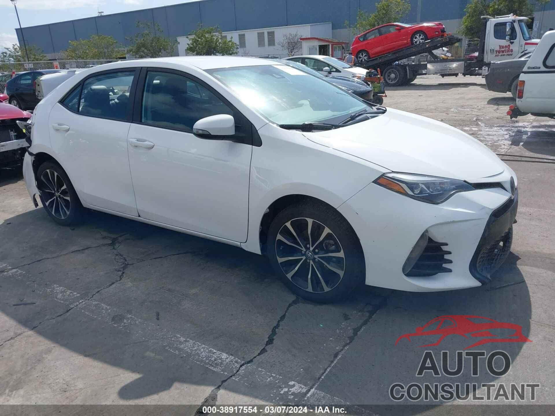 TOYOTA COROLLA 2017 - 2T1BURHE0HC905387