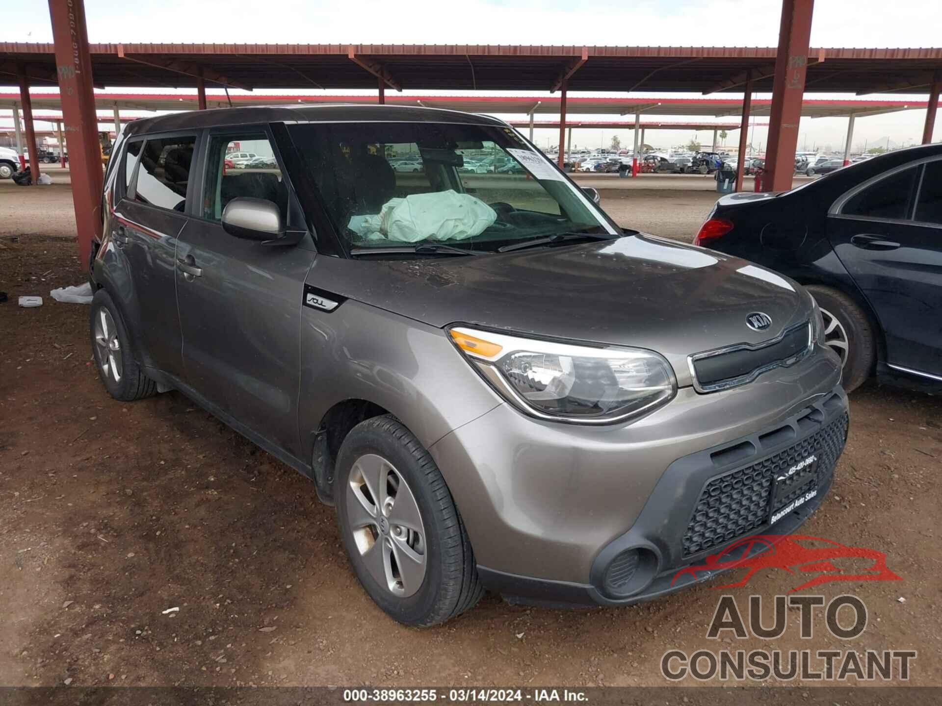 KIA SOUL 2016 - KNDJN2A25G7273759