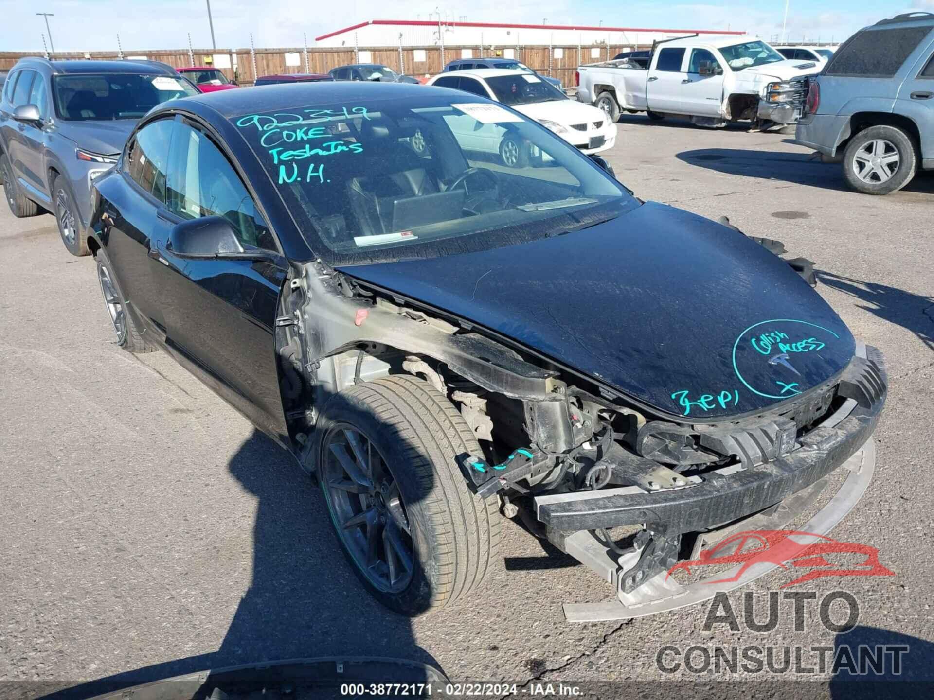 TESLA MODEL 3 2021 - 5YJ3E1EA8MF922349