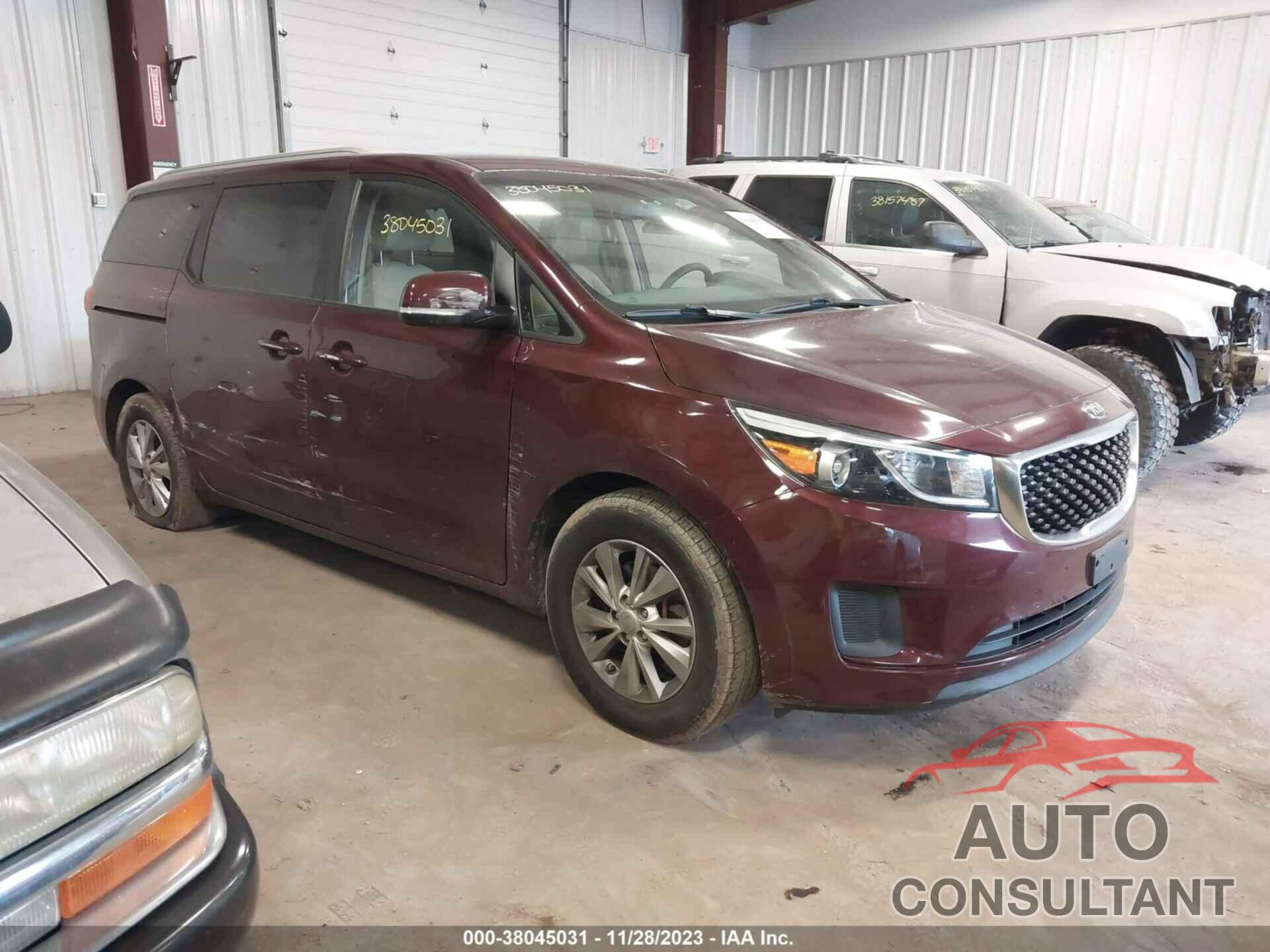 KIA SEDONA 2016 - KNDMB5C10G6155989