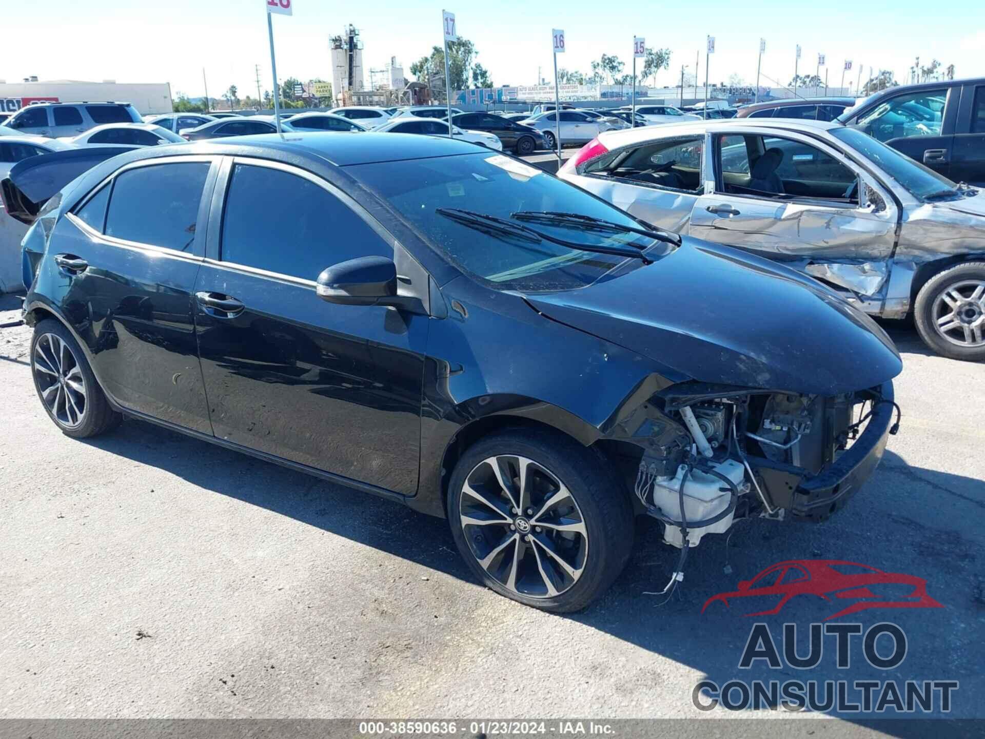 TOYOTA COROLLA 2018 - 5YFBURHE2JP840712