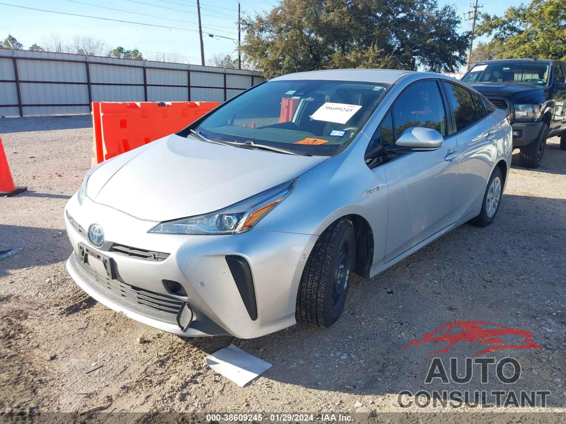 TOYOTA PRIUS 2020 - JTDKARFU8L3114321