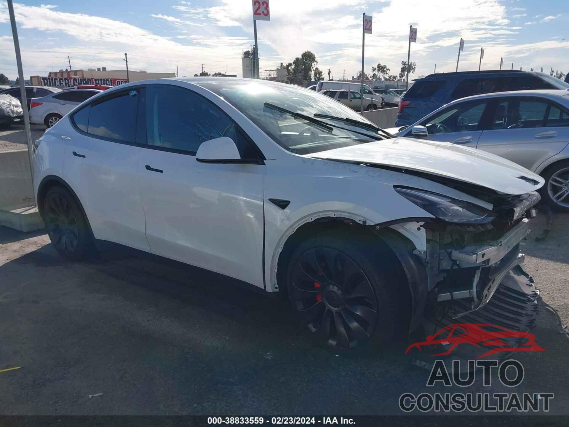 TESLA MODEL Y 2022 - 7SAYGDEF2NF451638