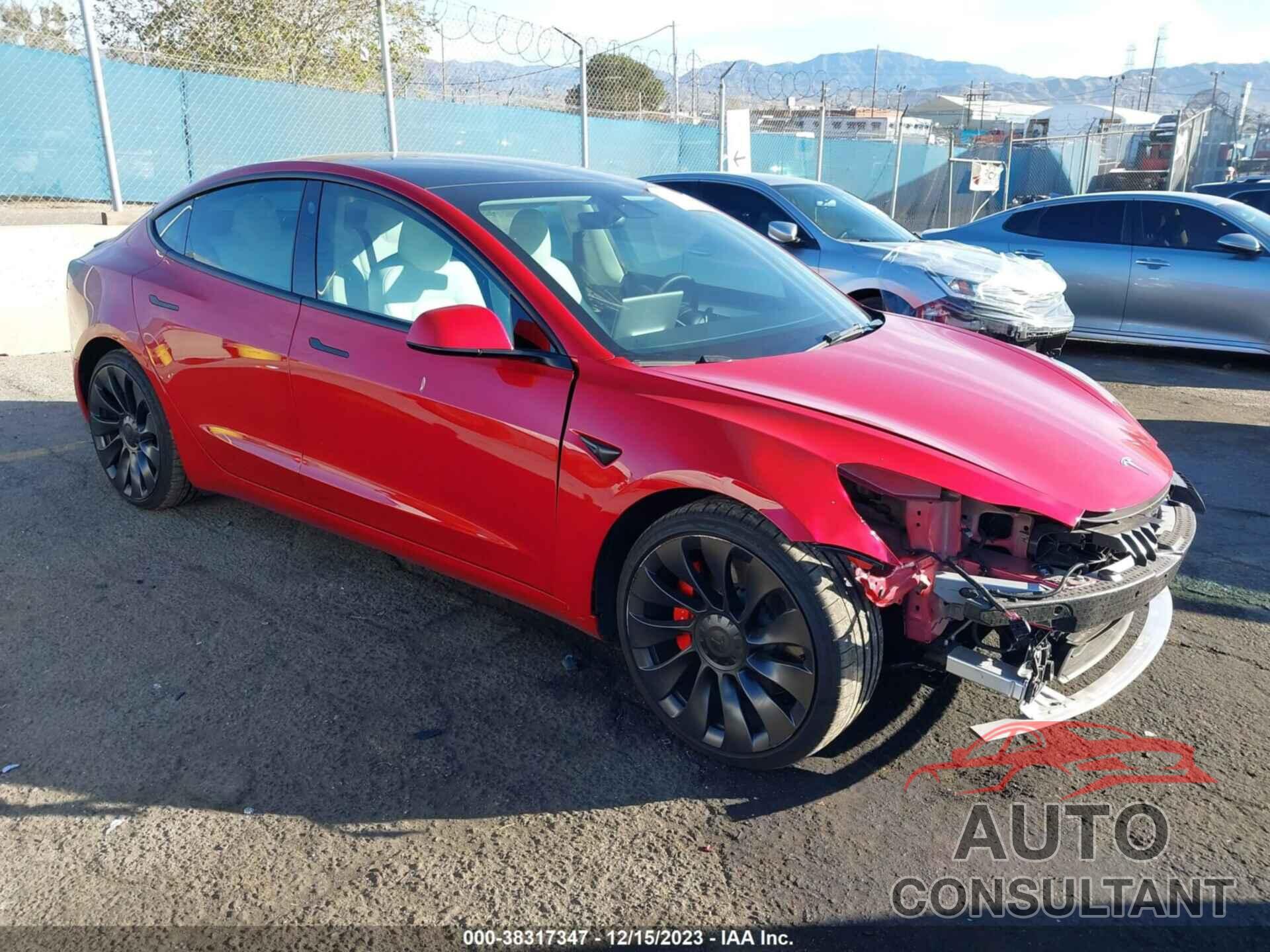 TESLA MODEL 3 2022 - 5YJ3E1EC9NF311328