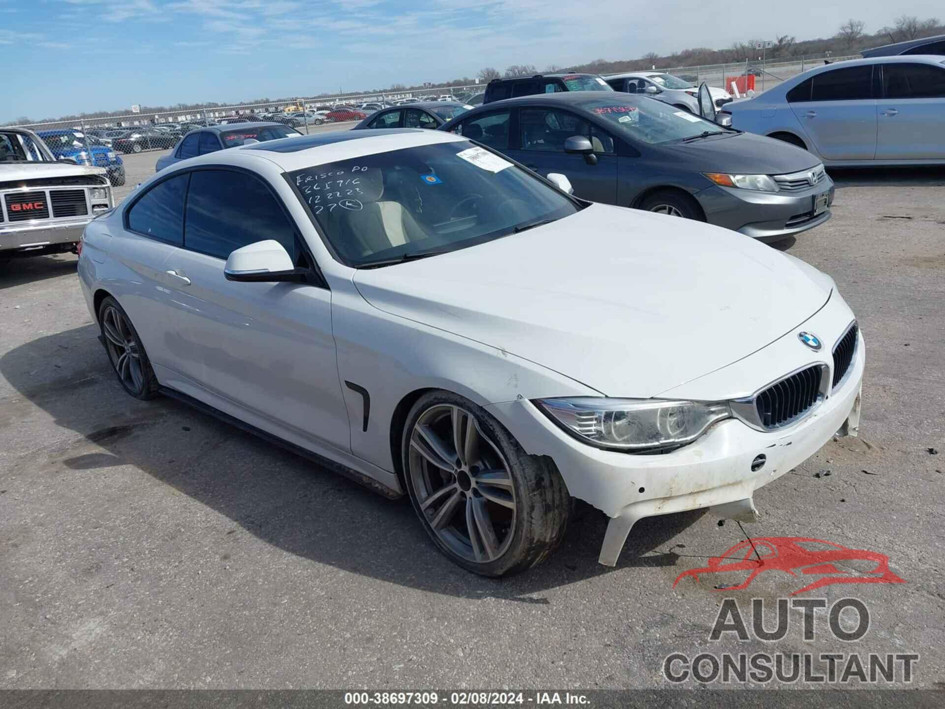 BMW 435I 2016 - WBA3R1C52GK529784