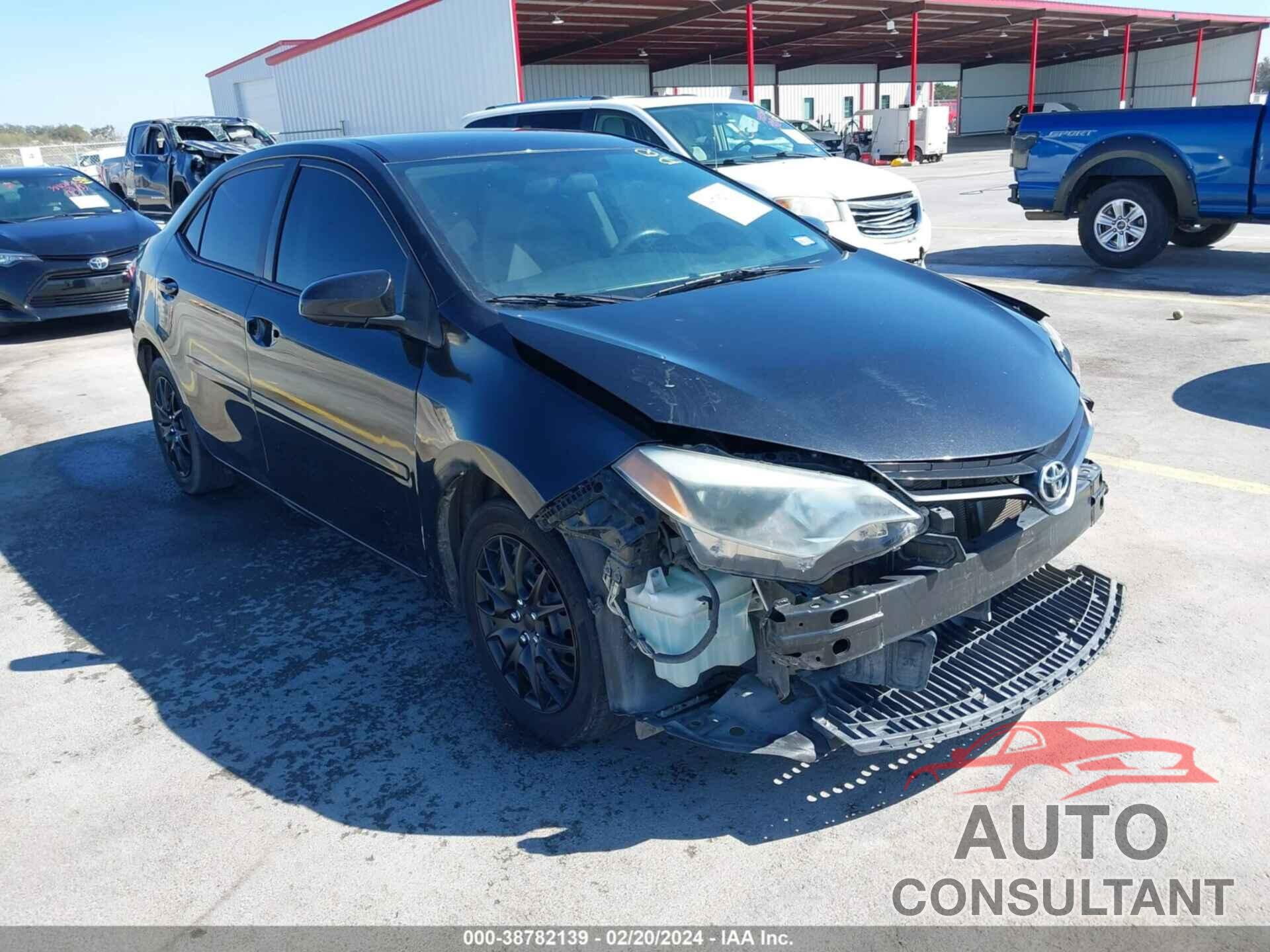 TOYOTA COROLLA 2016 - 5YFBURHE8GP419828