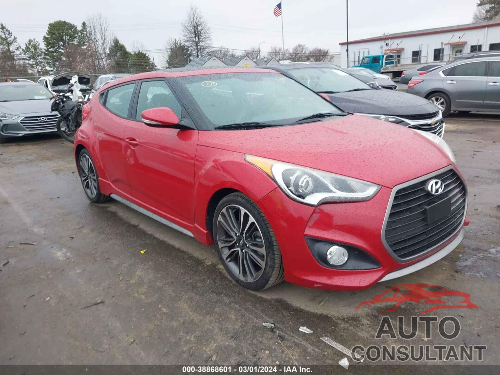 HYUNDAI VELOSTER 2016 - KMHTC6AE6GU263867