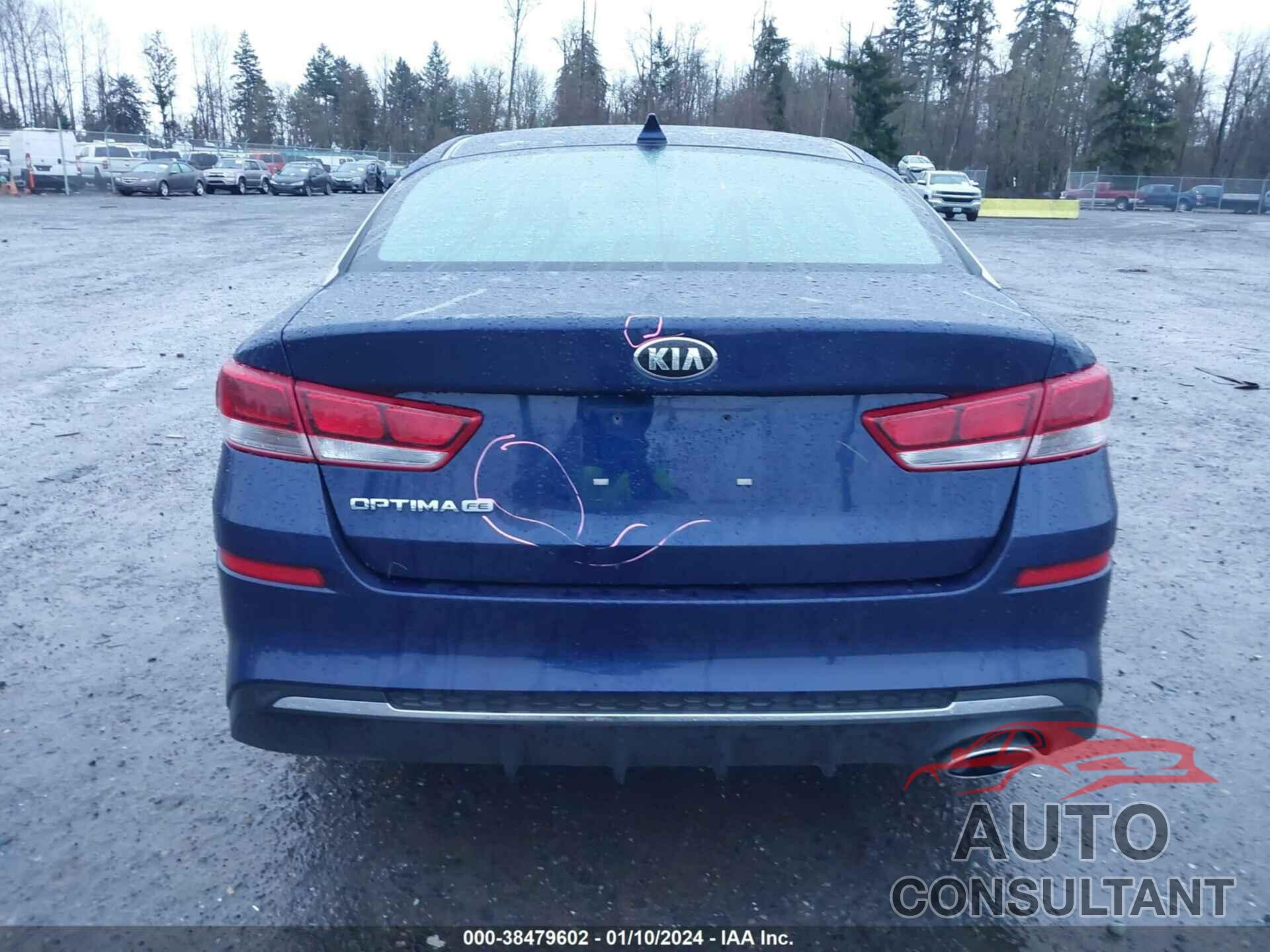 KIA OPTIMA 2019 - 5XXGT4L32KG304726