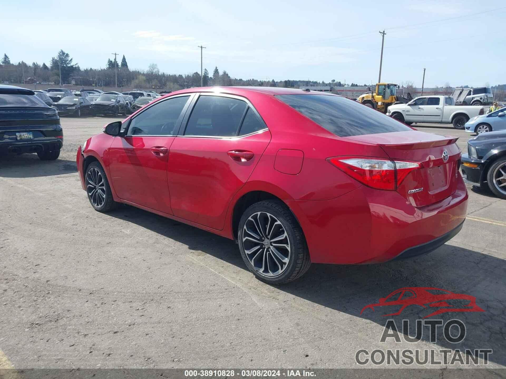 TOYOTA COROLLA 2016 - 2T1BURHE7GC698415