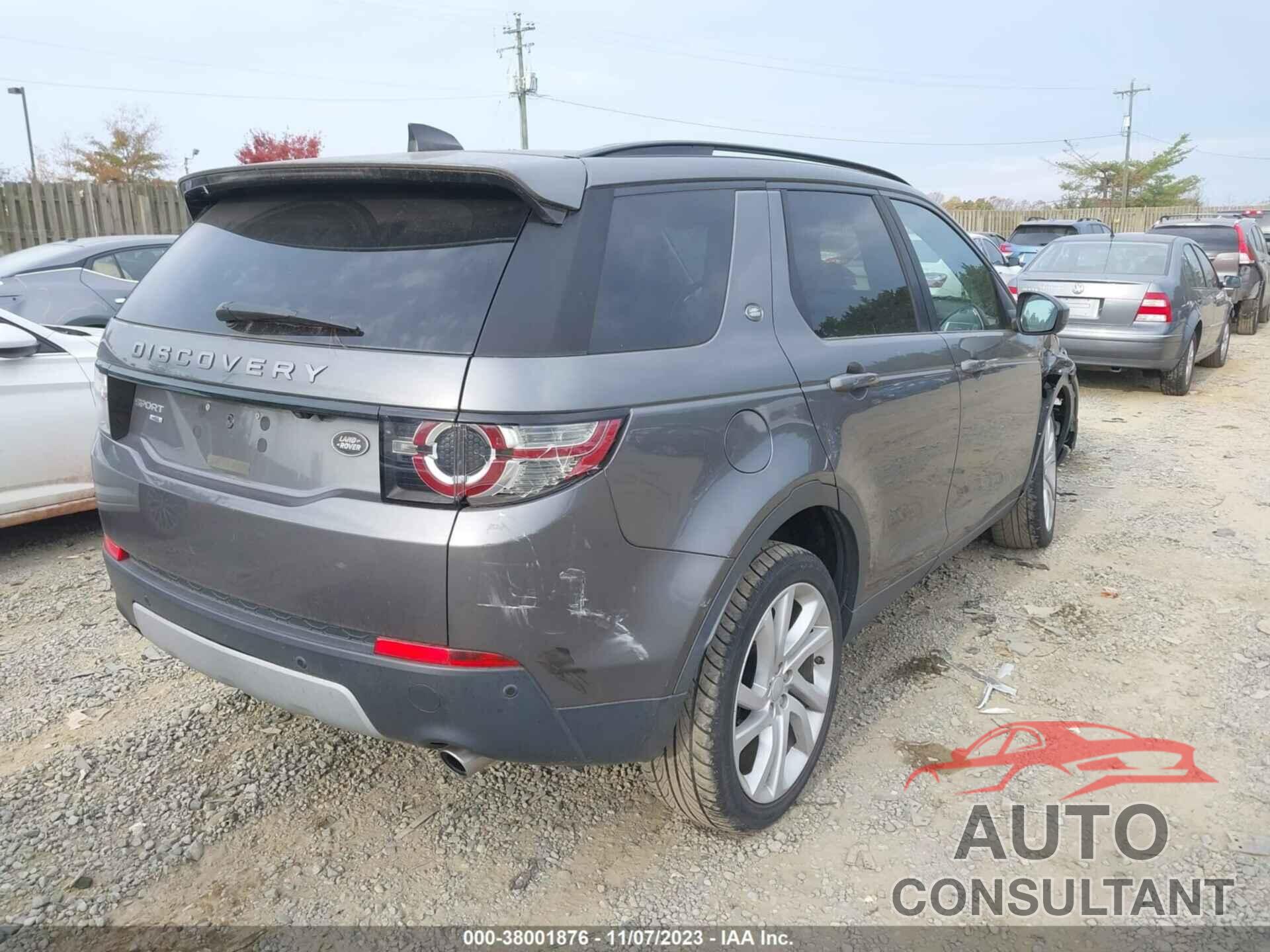 LAND ROVER DISCOVERY SPORT 2017 - SALCR2BG8HH695987