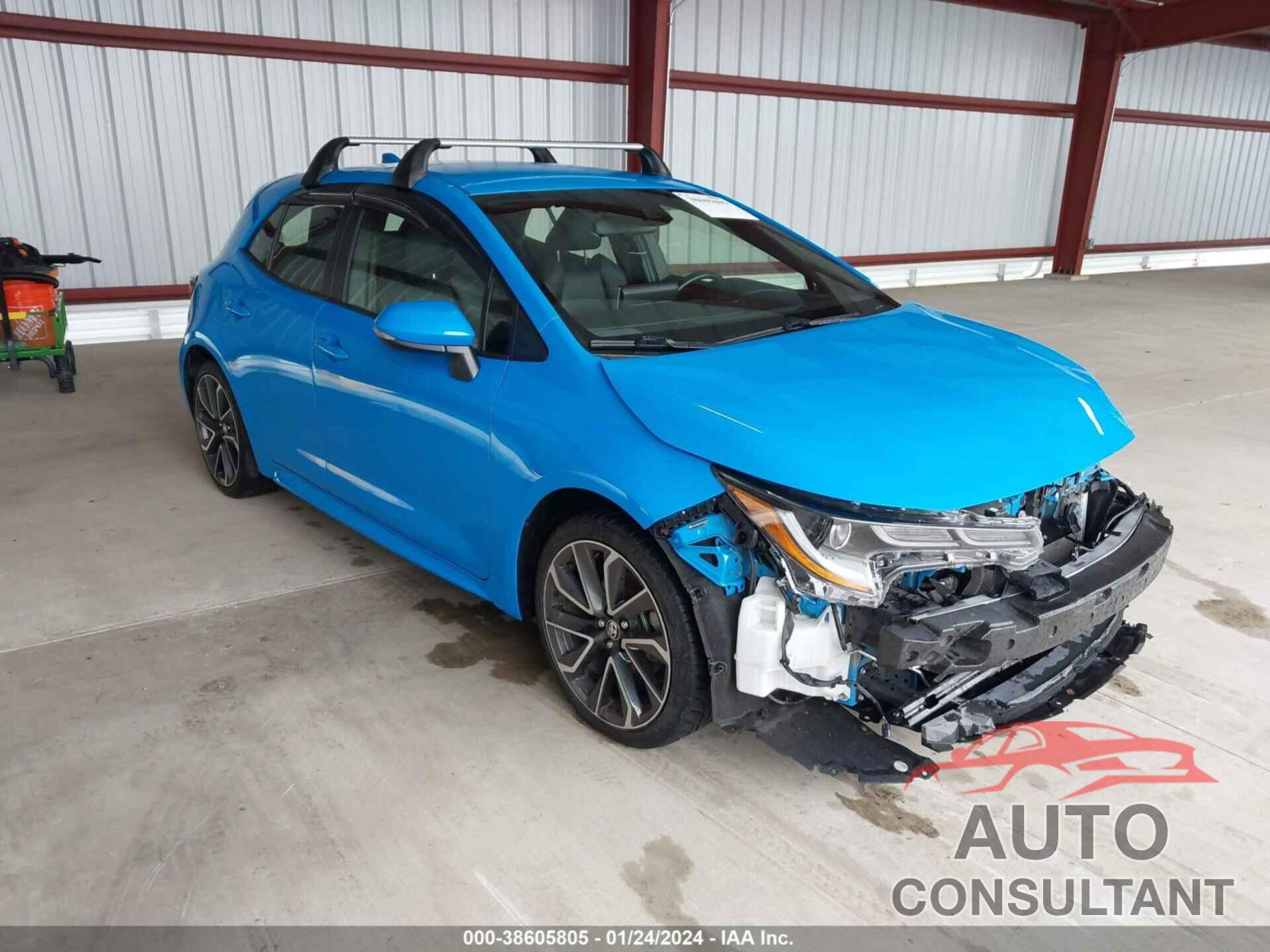 TOYOTA COROLLA 2019 - JTNK4RBE0K3058892