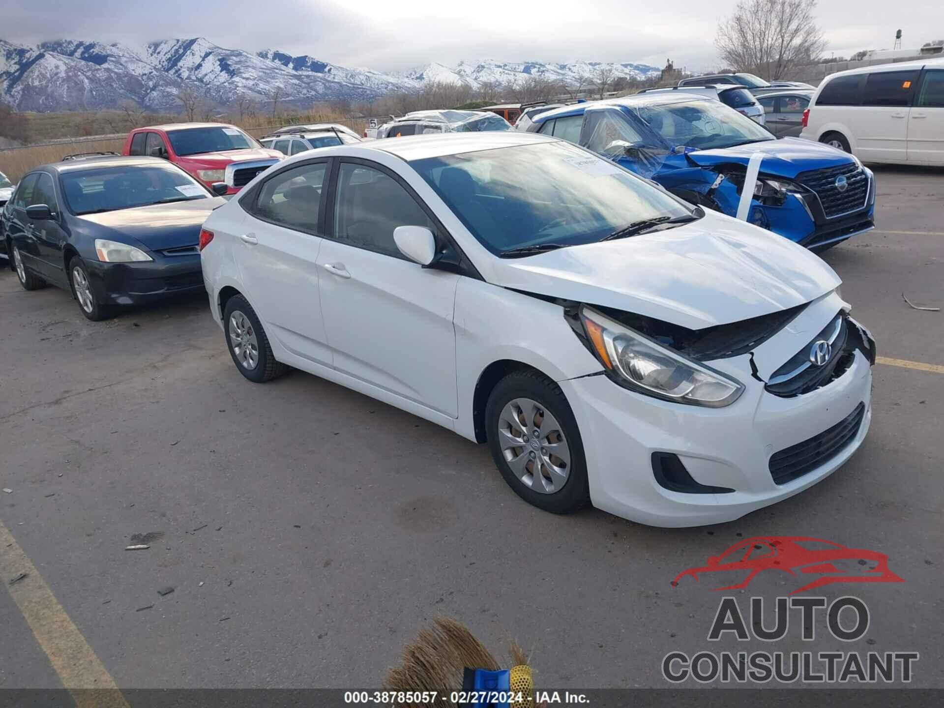 HYUNDAI ACCENT 2017 - KMHCT4AE6HU370486