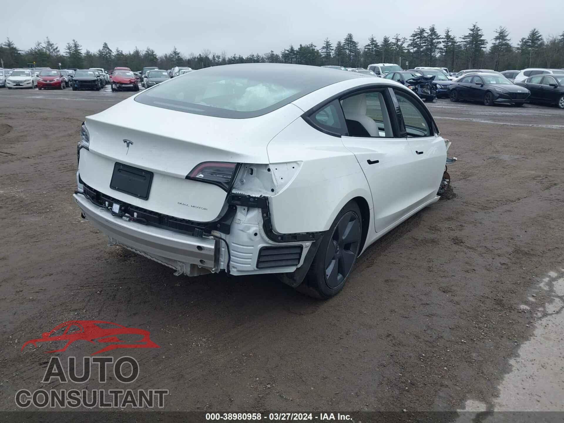 TESLA MODEL 3 2022 - 5YJ3E1EB2NF101869