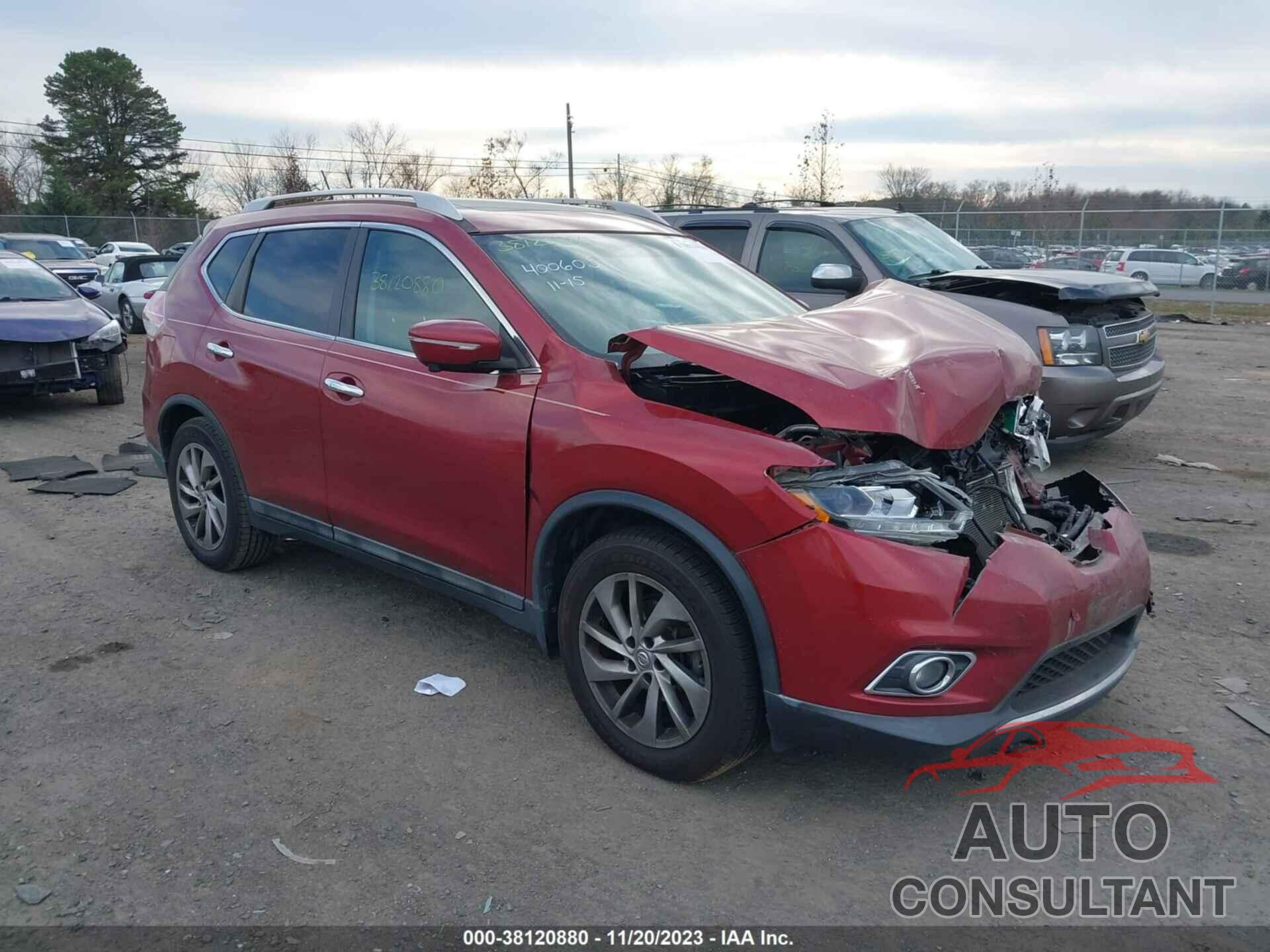 NISSAN ROGUE 2015 - 5N1AT2MT0FC827009