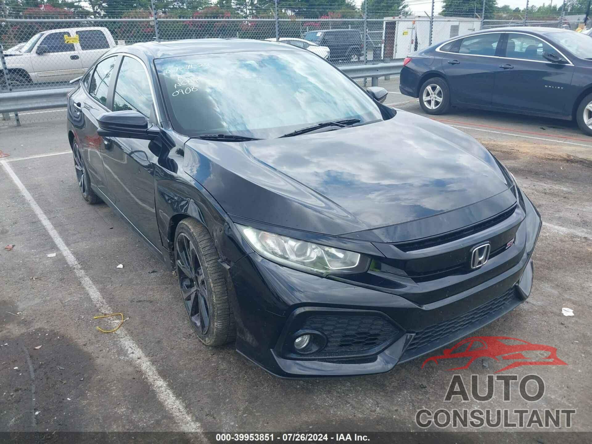 HONDA CIVIC SI 2019 - 2HGFC1E56KH700908