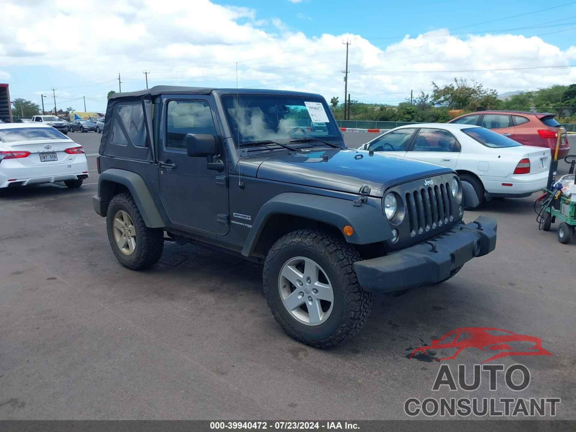JEEP WRANGLER JK 2018 - 1C4AJWAG5JL809669