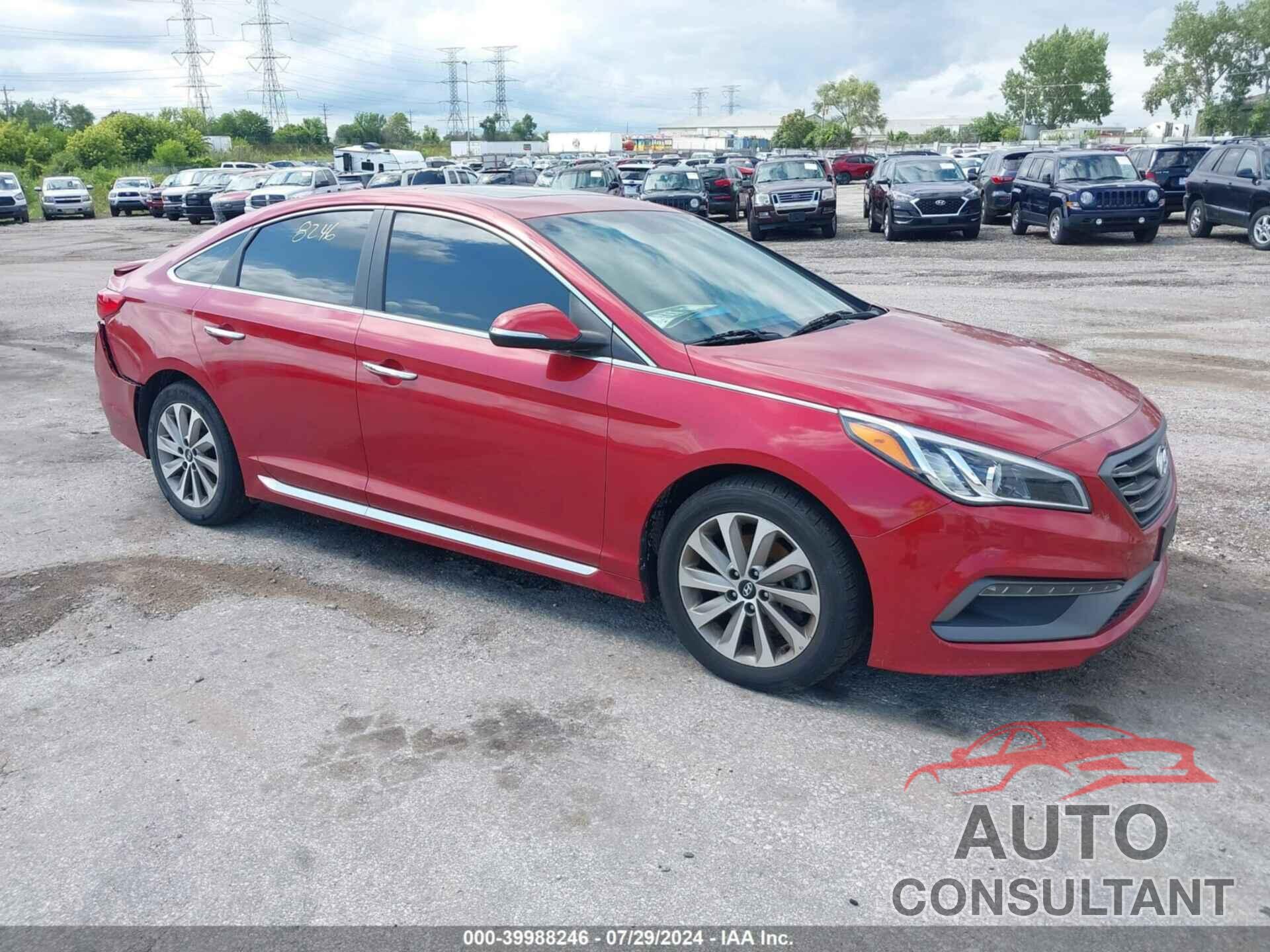 HYUNDAI SONATA 2017 - 5NPE34AF5HH582537