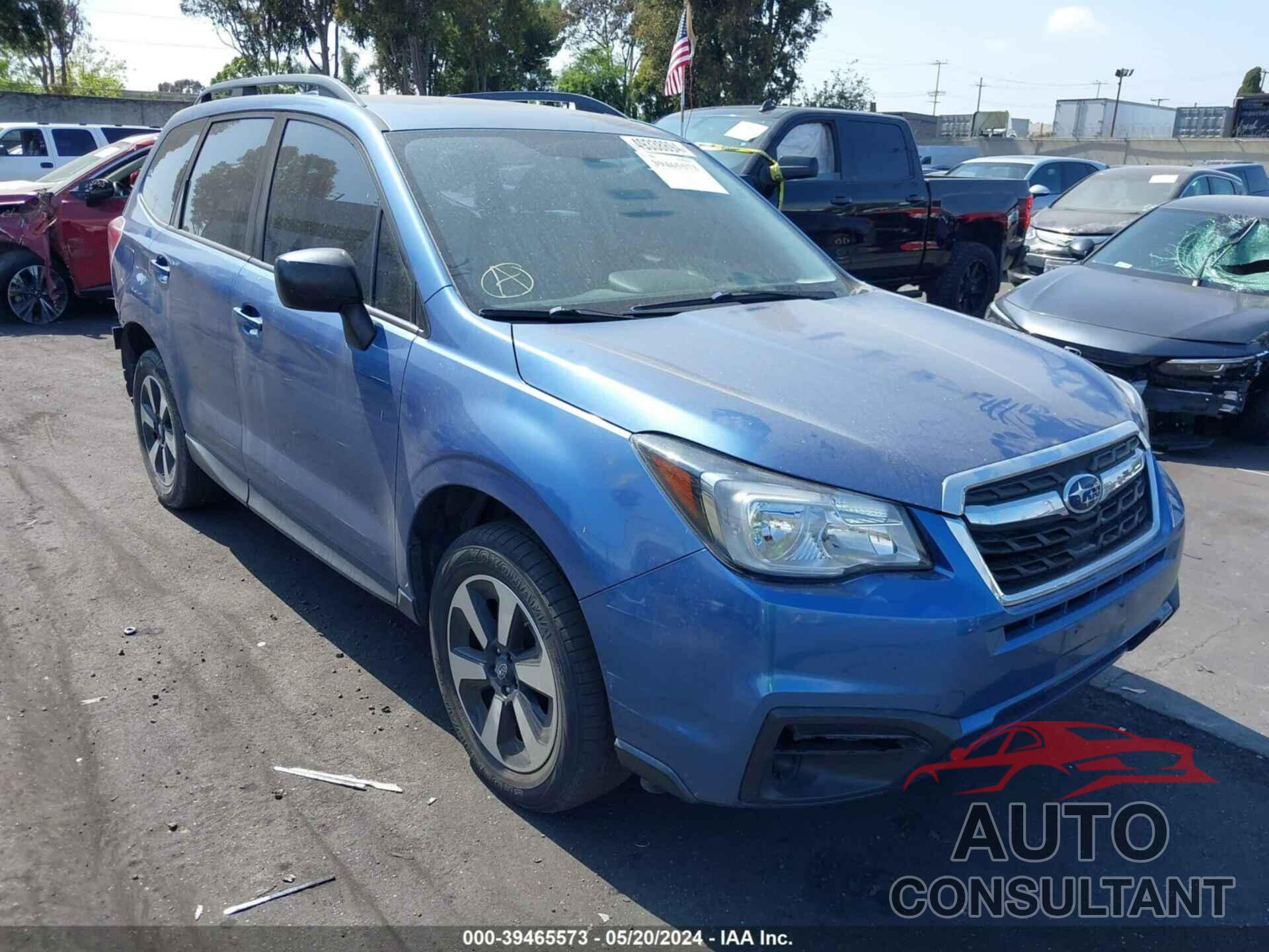 SUBARU FORESTER 2018 - JF2SJABC5JH519164