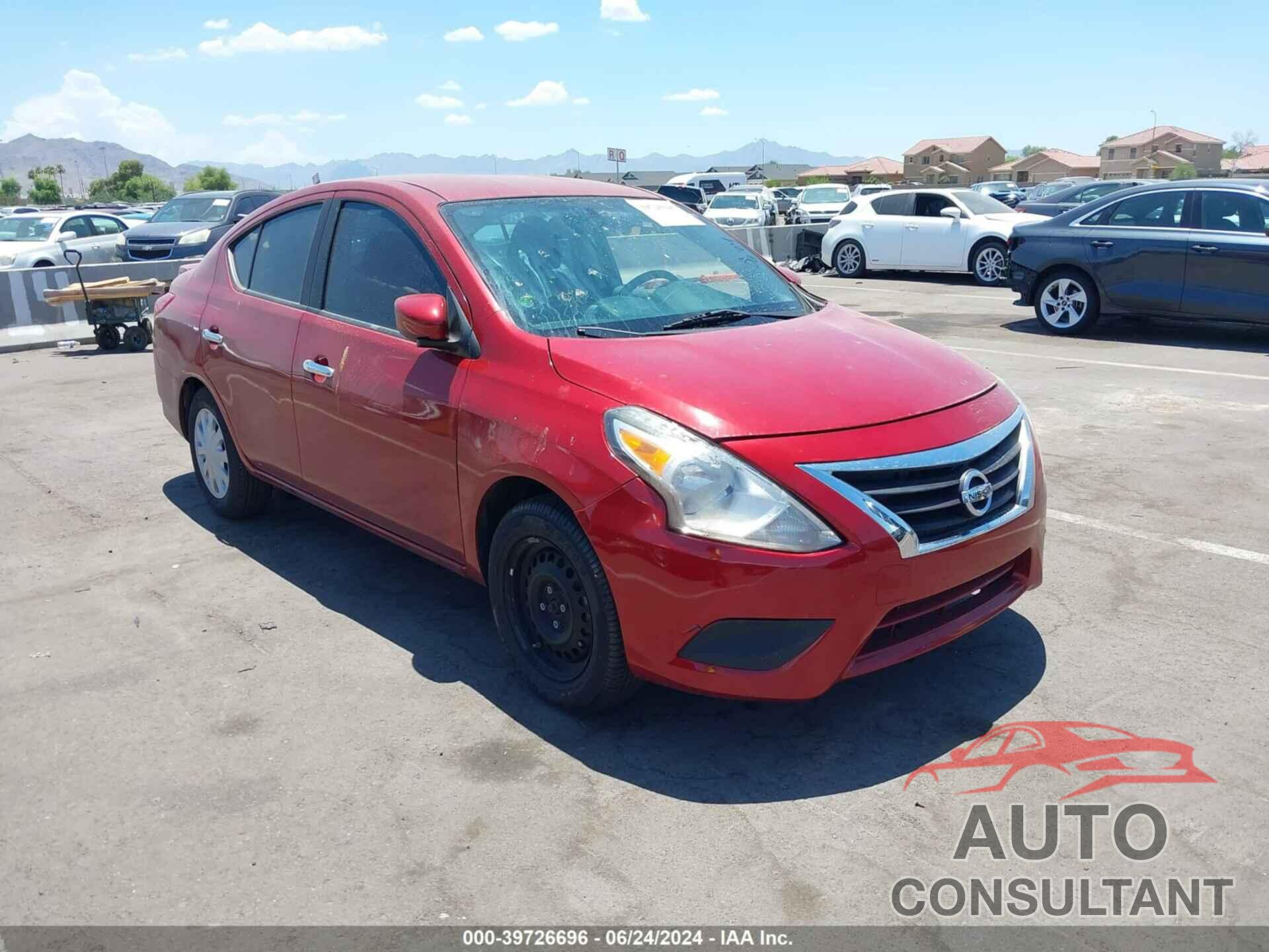 NISSAN VERSA 2016 - 3N1CN7AP3GL840986