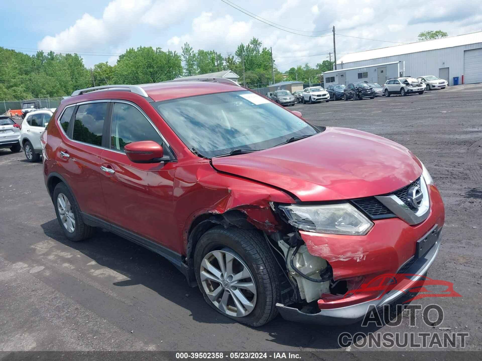 NISSAN ROGUE 2016 - KNMAT2MV8GP648992