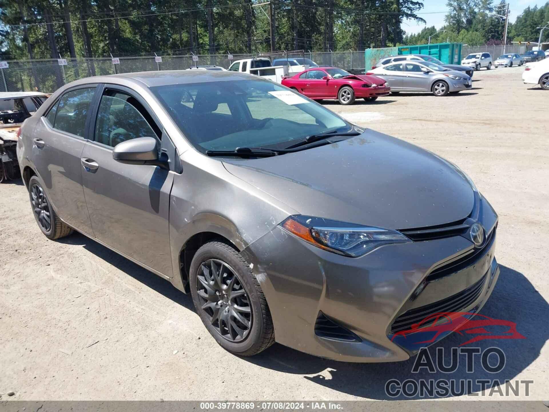 TOYOTA COROLLA 2019 - 2T1BURHE6KC242091